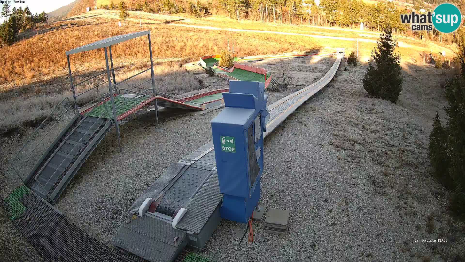 Webcam en direct Piste de luge de Fužine – Croatie