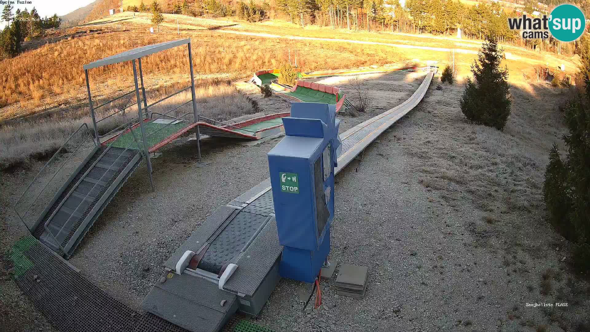 Webcam en direct Piste de luge de Fužine – Croatie