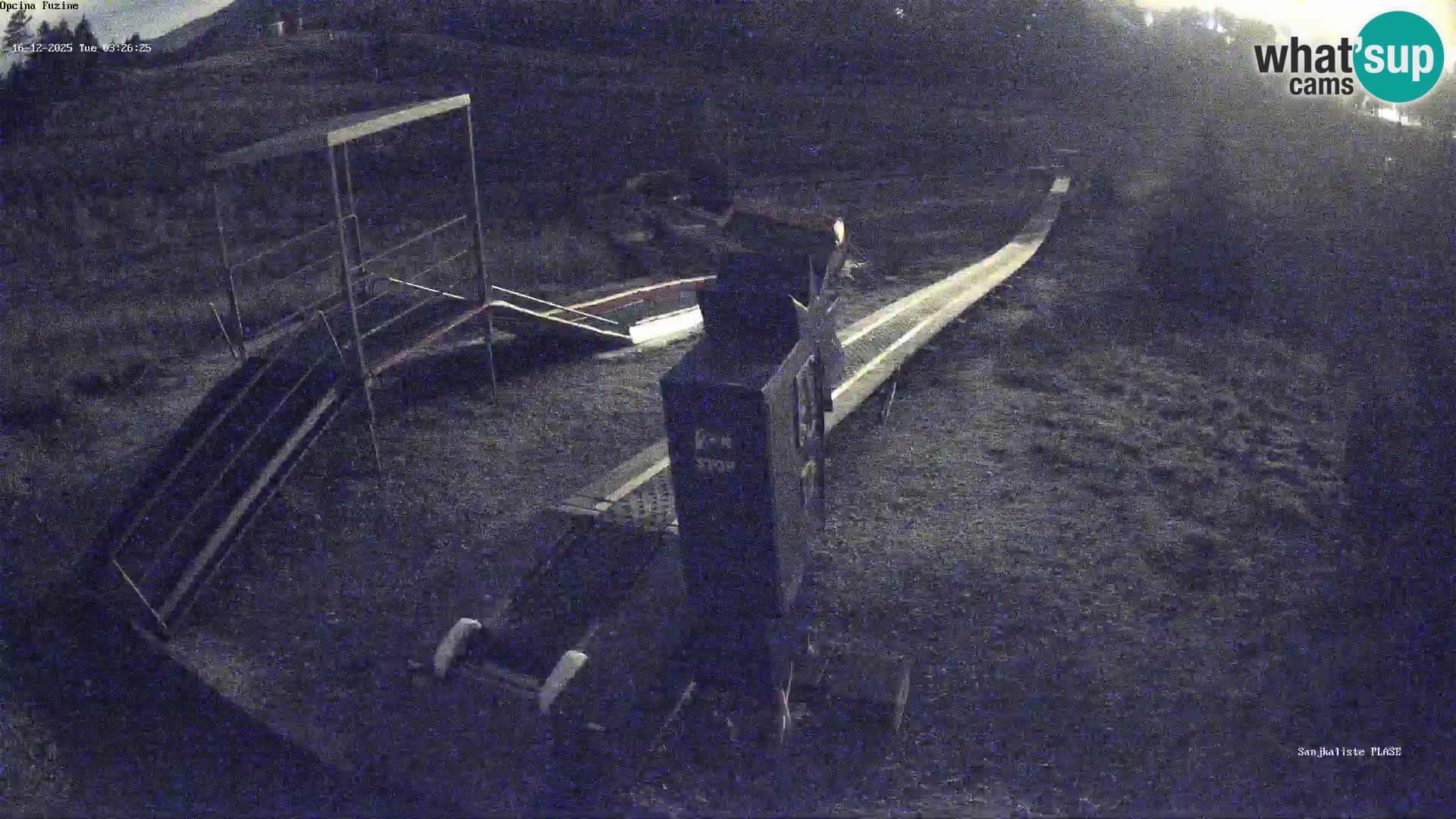 Webcam en direct Piste de luge de Fužine – Croatie