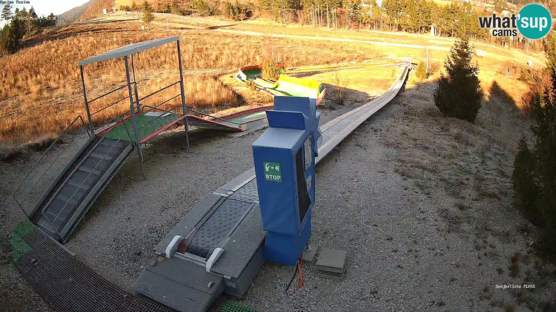 Webcam en vivo Pista de trineo Fužine – Croacia