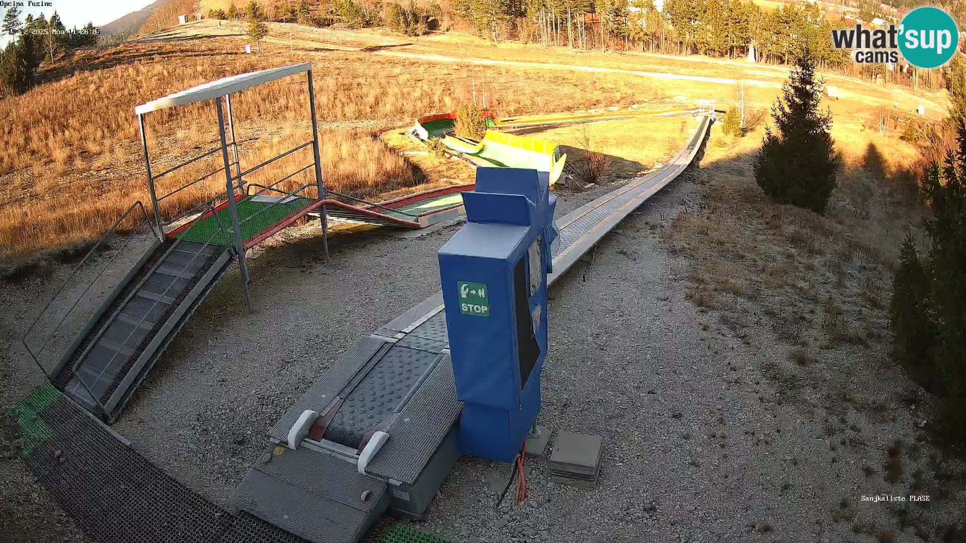 Live webcam Fužine toboggan run – Croatia