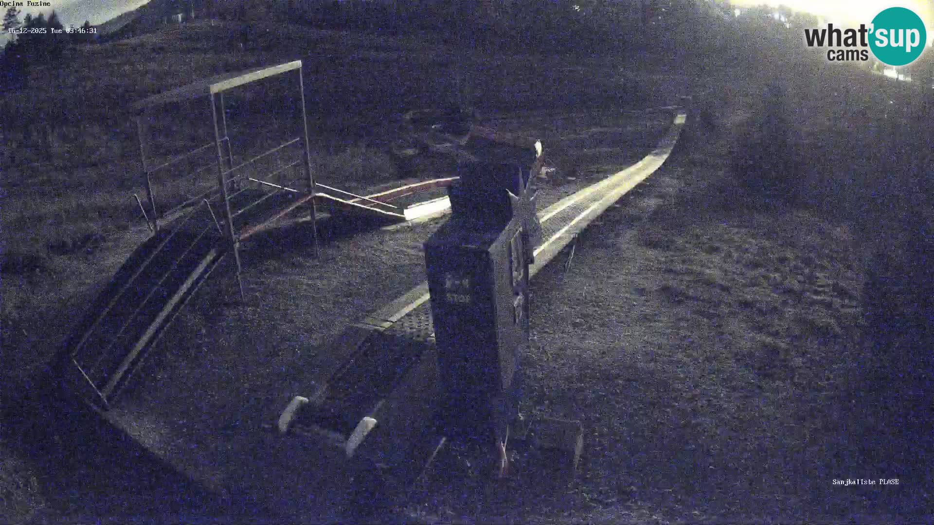 Live webcam Pista da slittino Fužine – Croazia