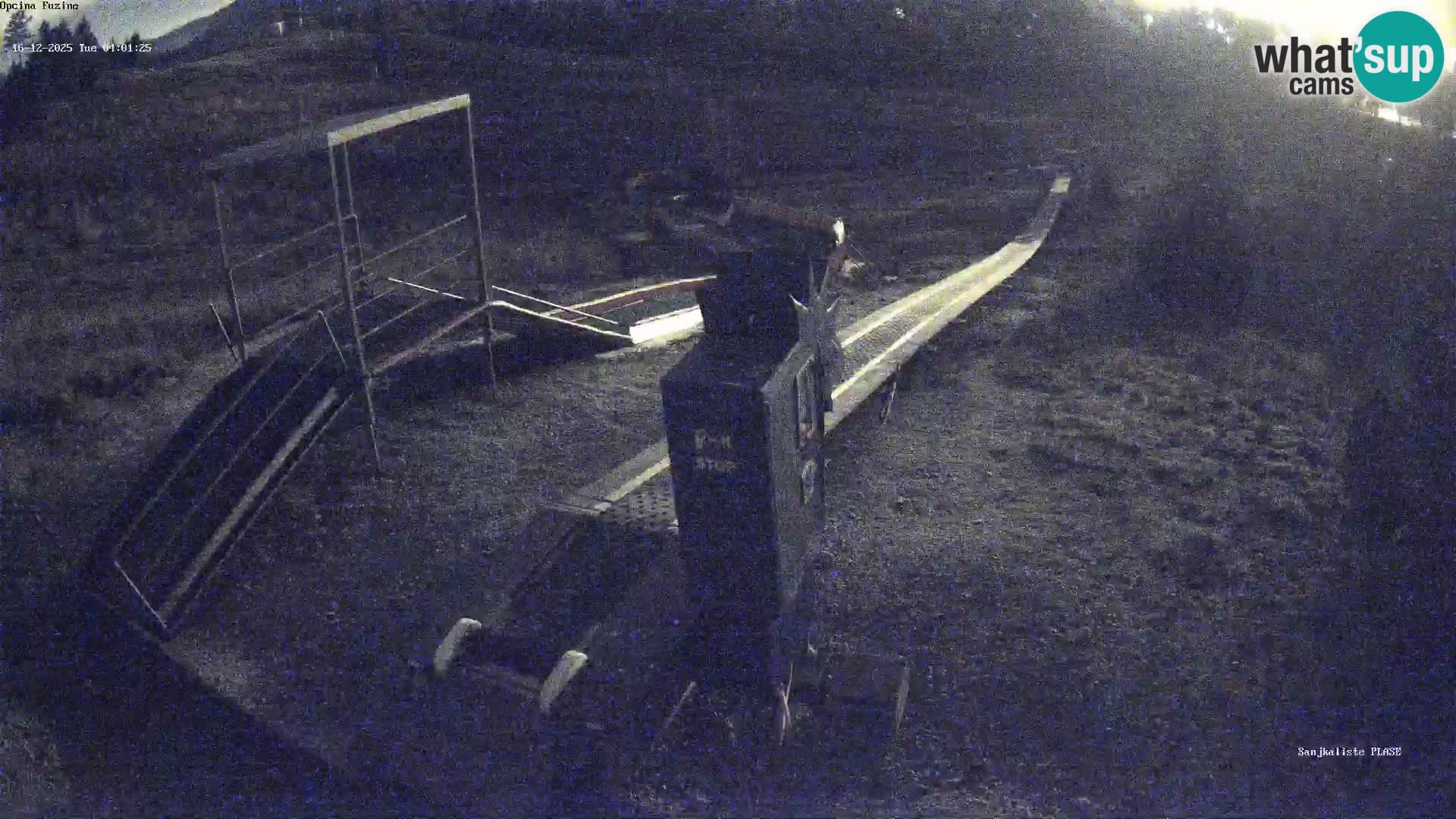 Webcam en direct Piste de luge de Fužine – Croatie