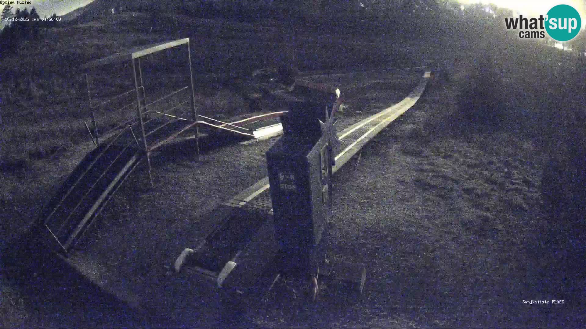 Webcam en vivo Pista de trineo Fužine – Croacia