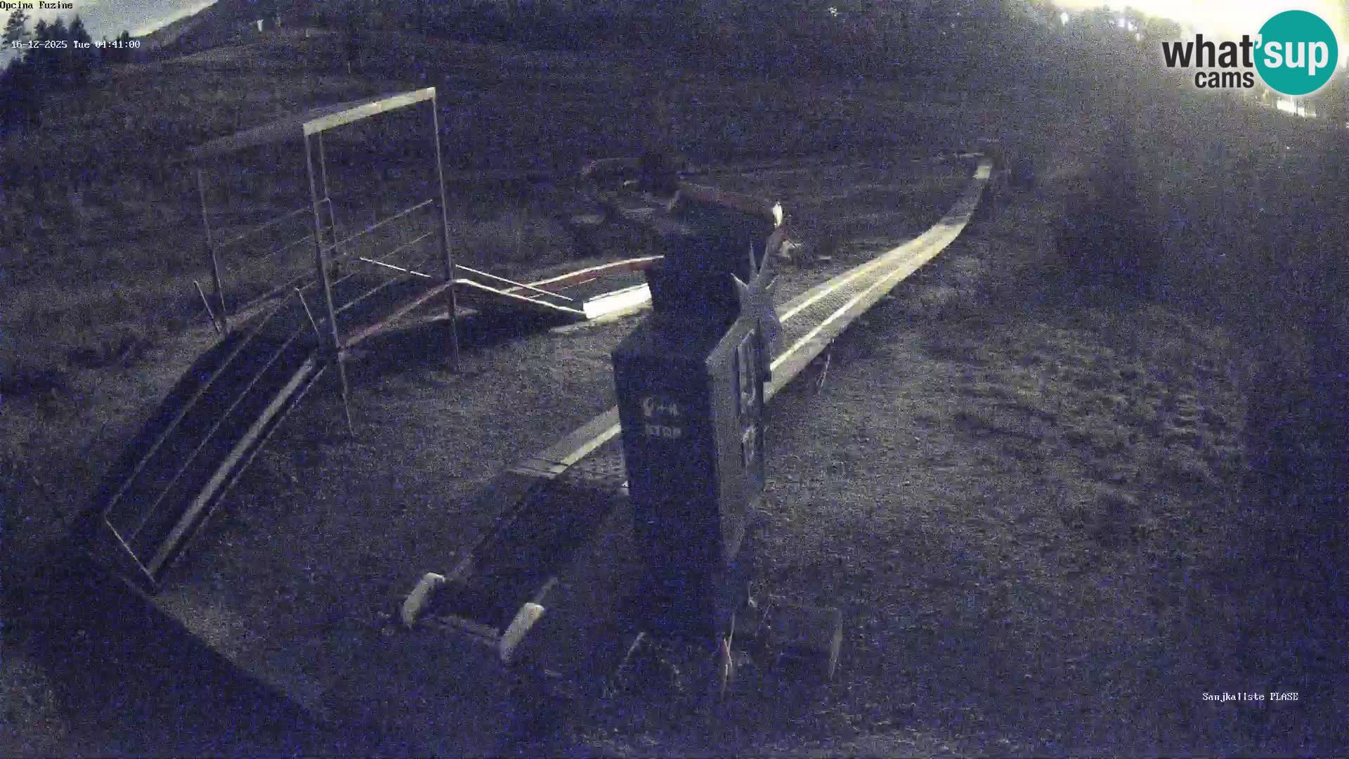 Webcam en direct Piste de luge de Fužine – Croatie