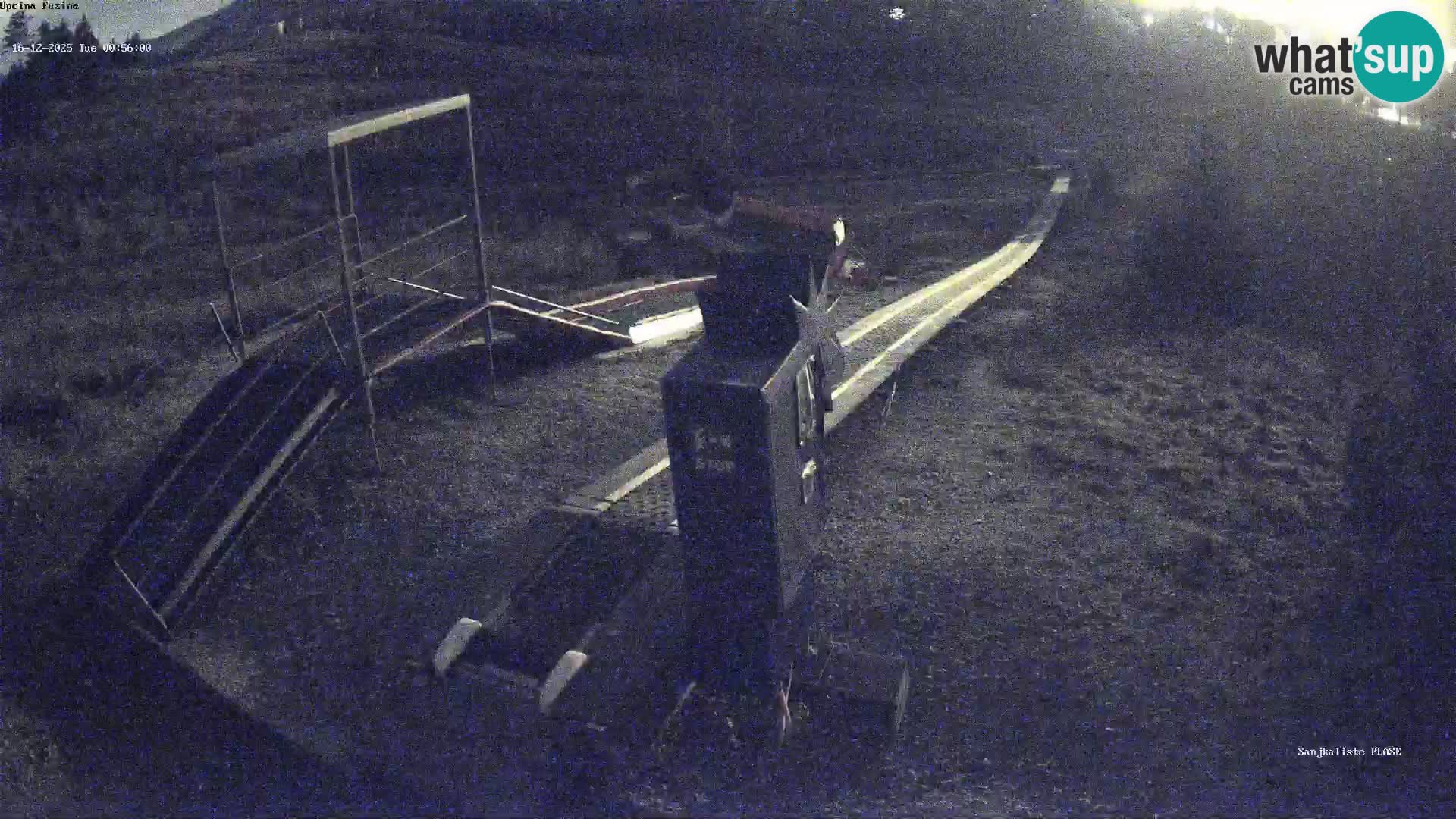 Spletna kamera v živo Sankališče Fužine – Hrvaška