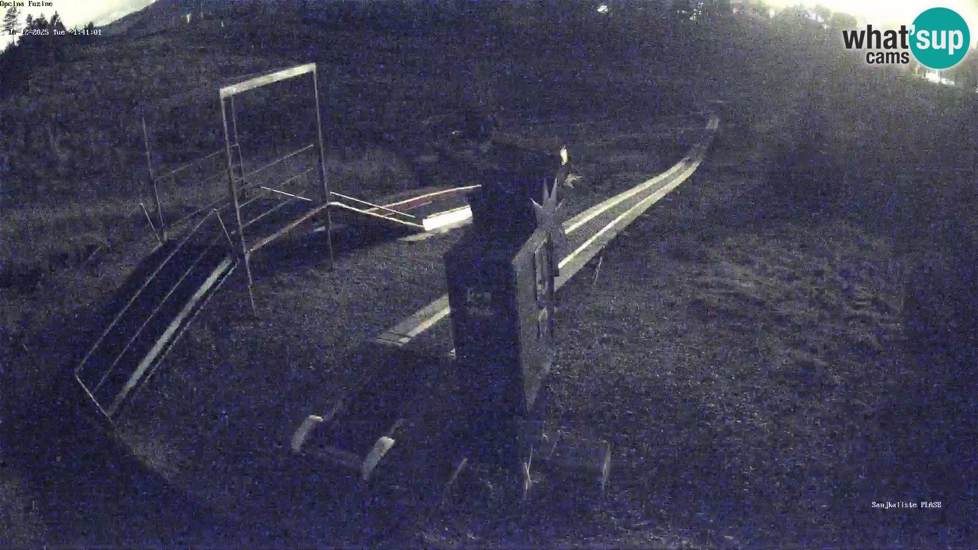 Webcam en vivo Pista de trineo Fužine – Croacia