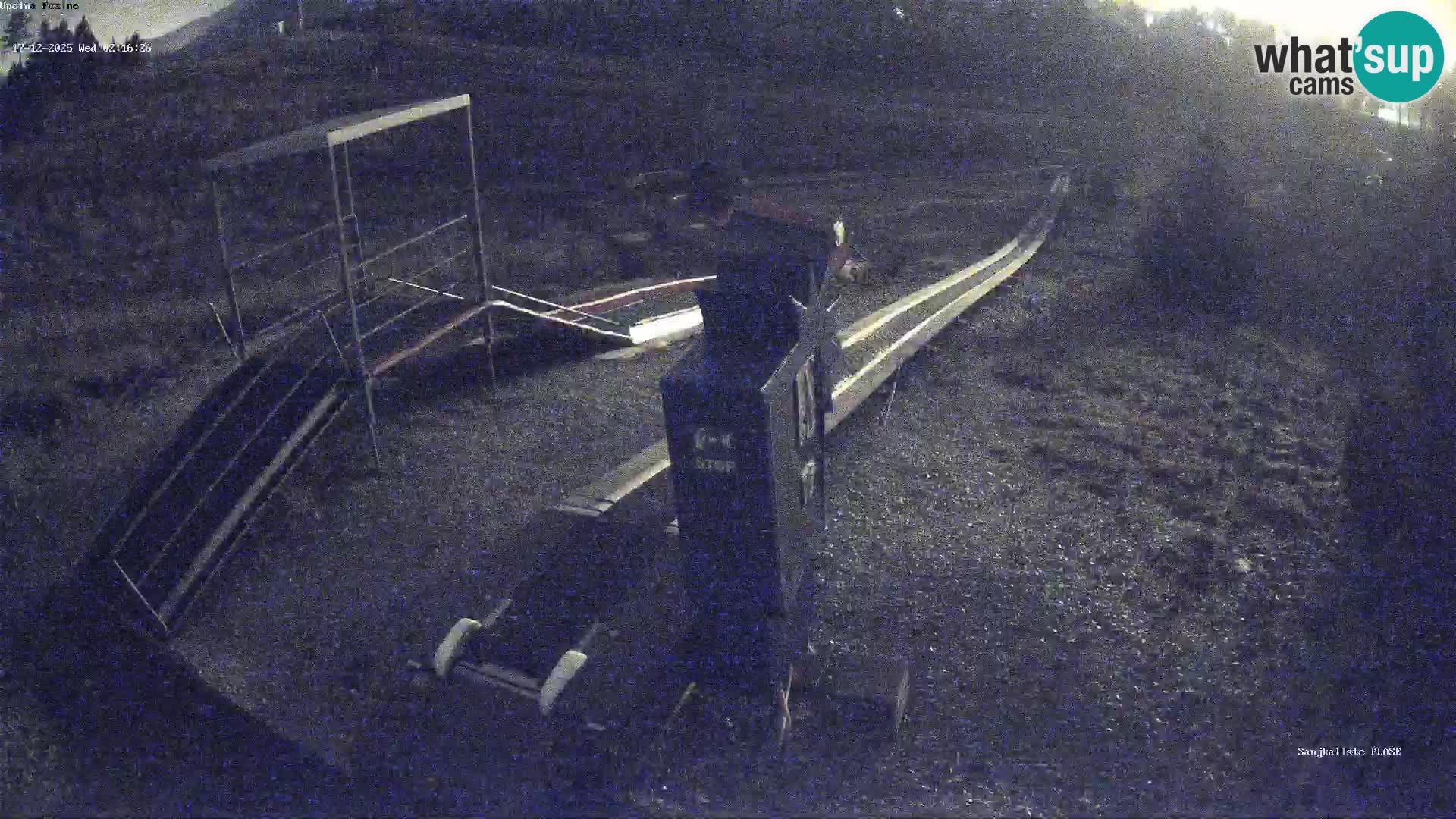 Webcam en direct Piste de luge de Fužine – Croatie