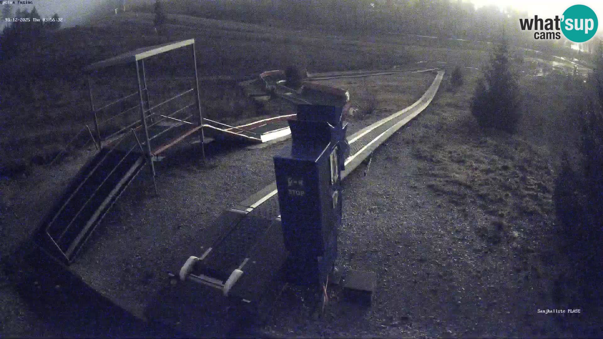 Live webcam Fužine toboggan run – Croatia