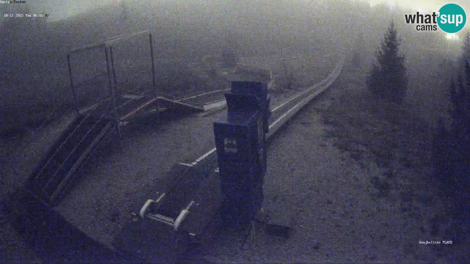 Live webcam Fužine toboggan run – Croatia