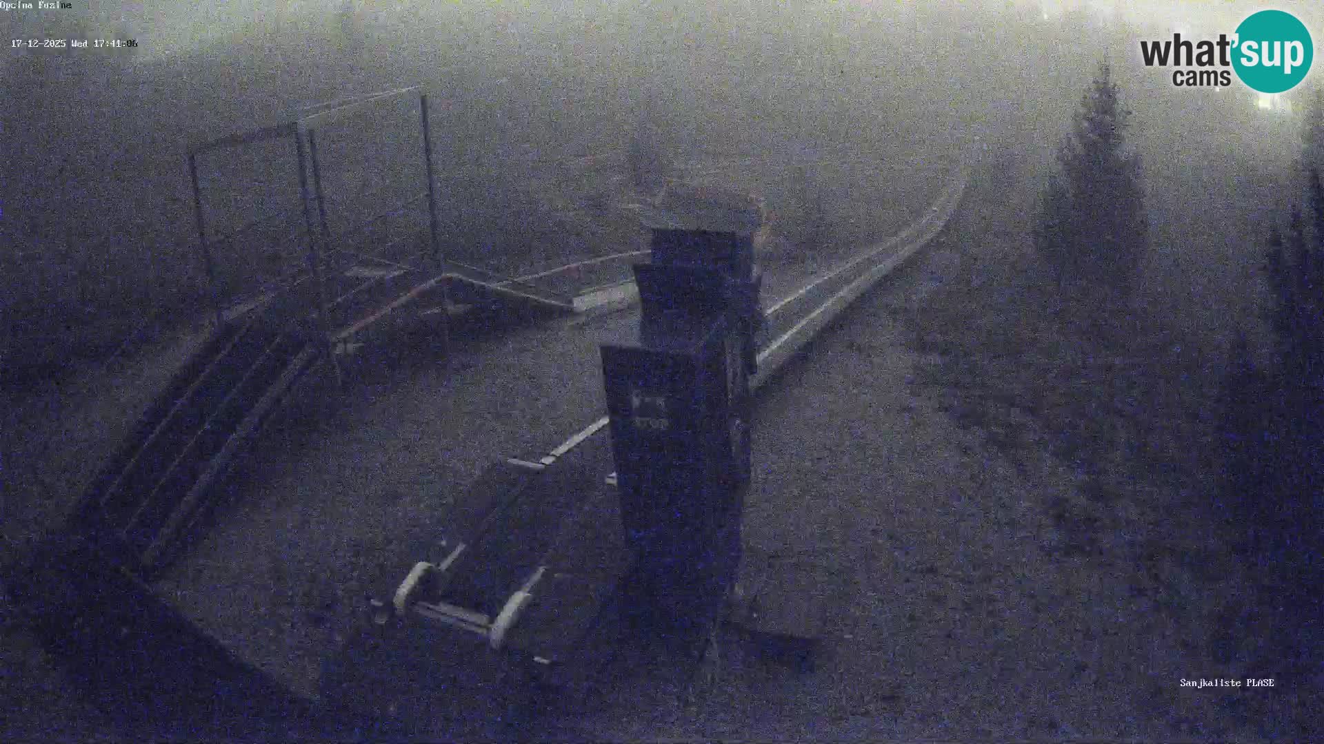 Webcam en direct Piste de luge de Fužine – Croatie