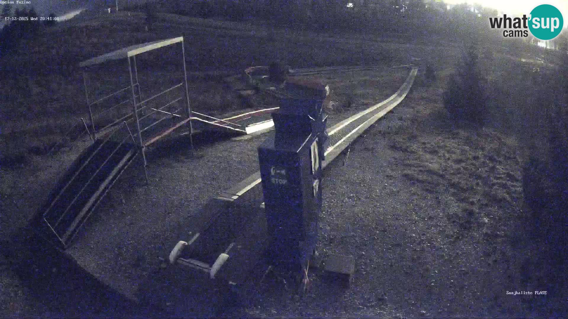 Webcam en direct Piste de luge de Fužine – Croatie