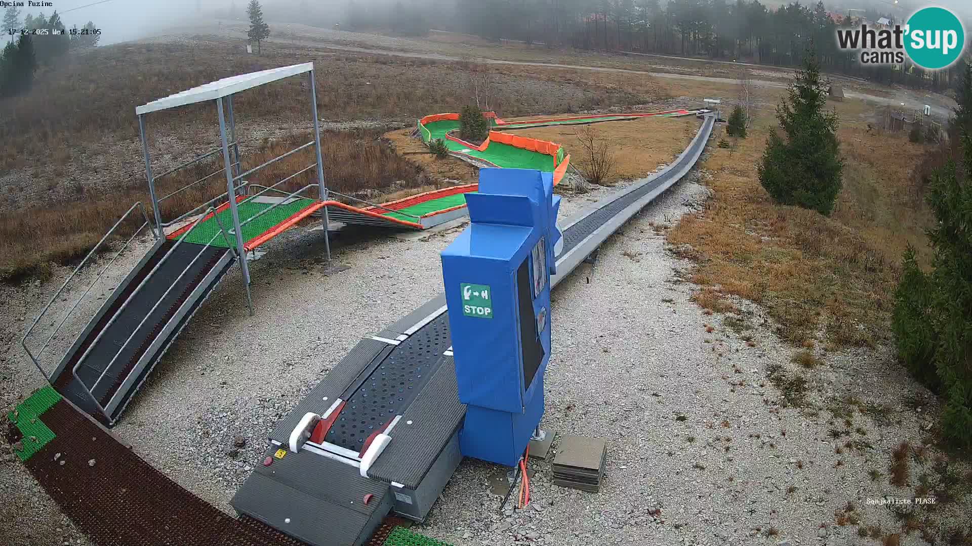 Spletna kamera v živo Sankališče Fužine – Hrvaška