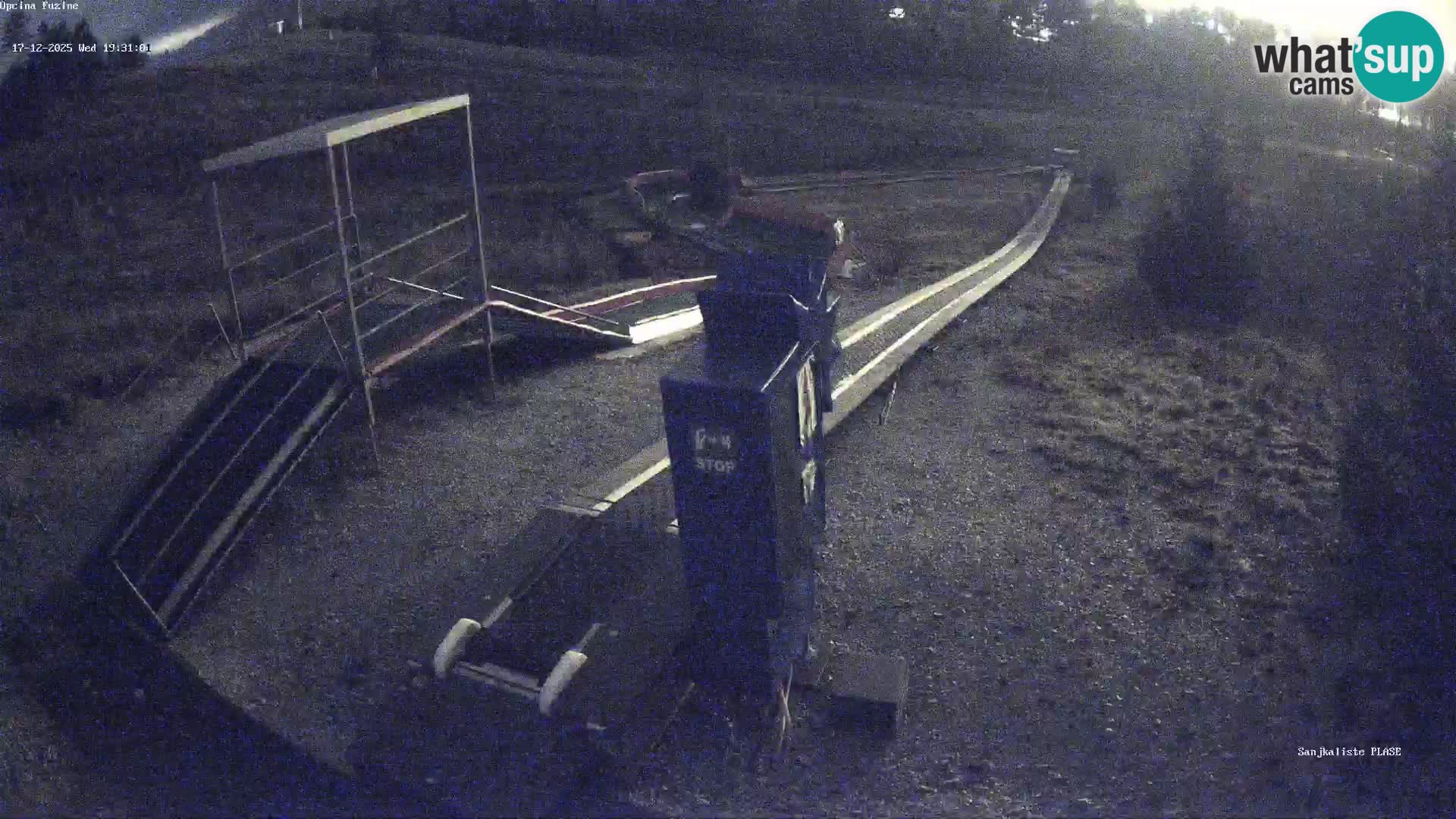 Spletna kamera v živo Sankališče Fužine – Hrvaška