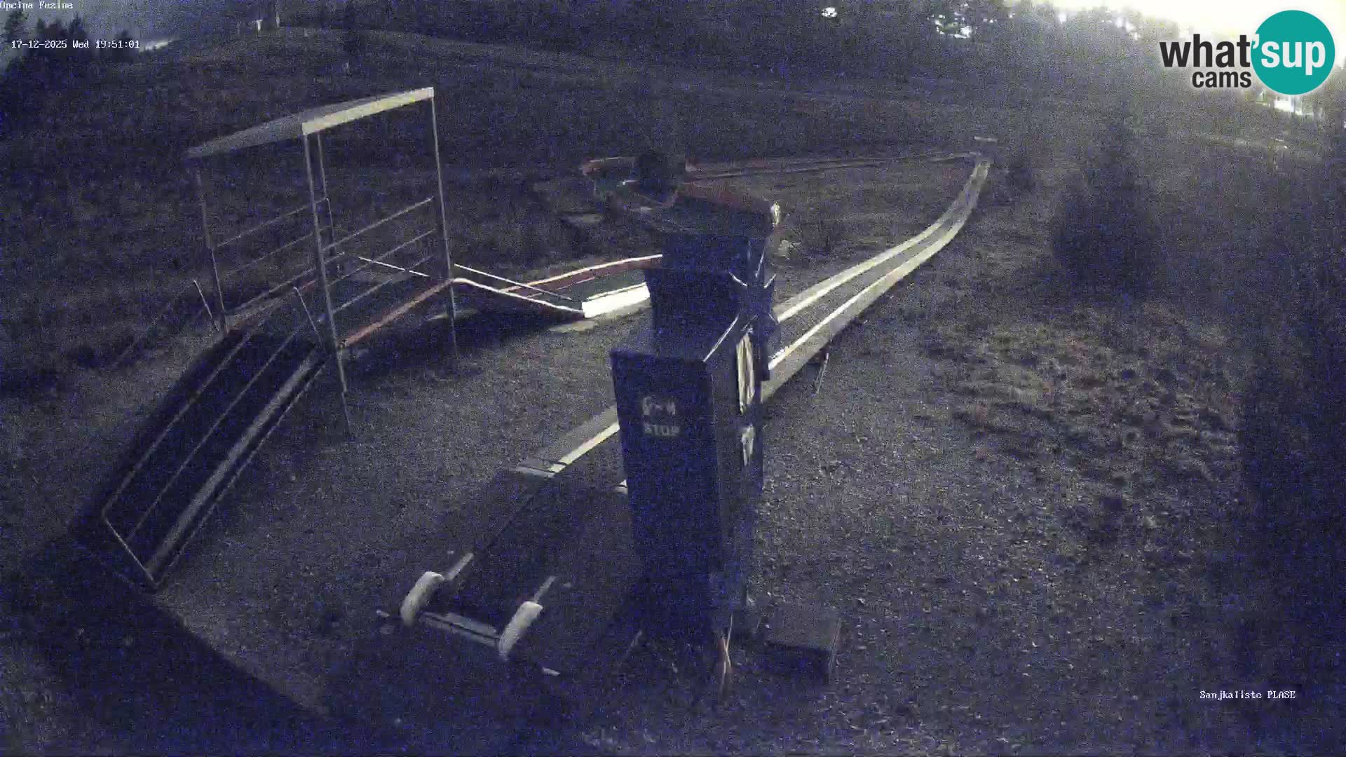 Webcam en vivo Pista de trineo Fužine – Croacia