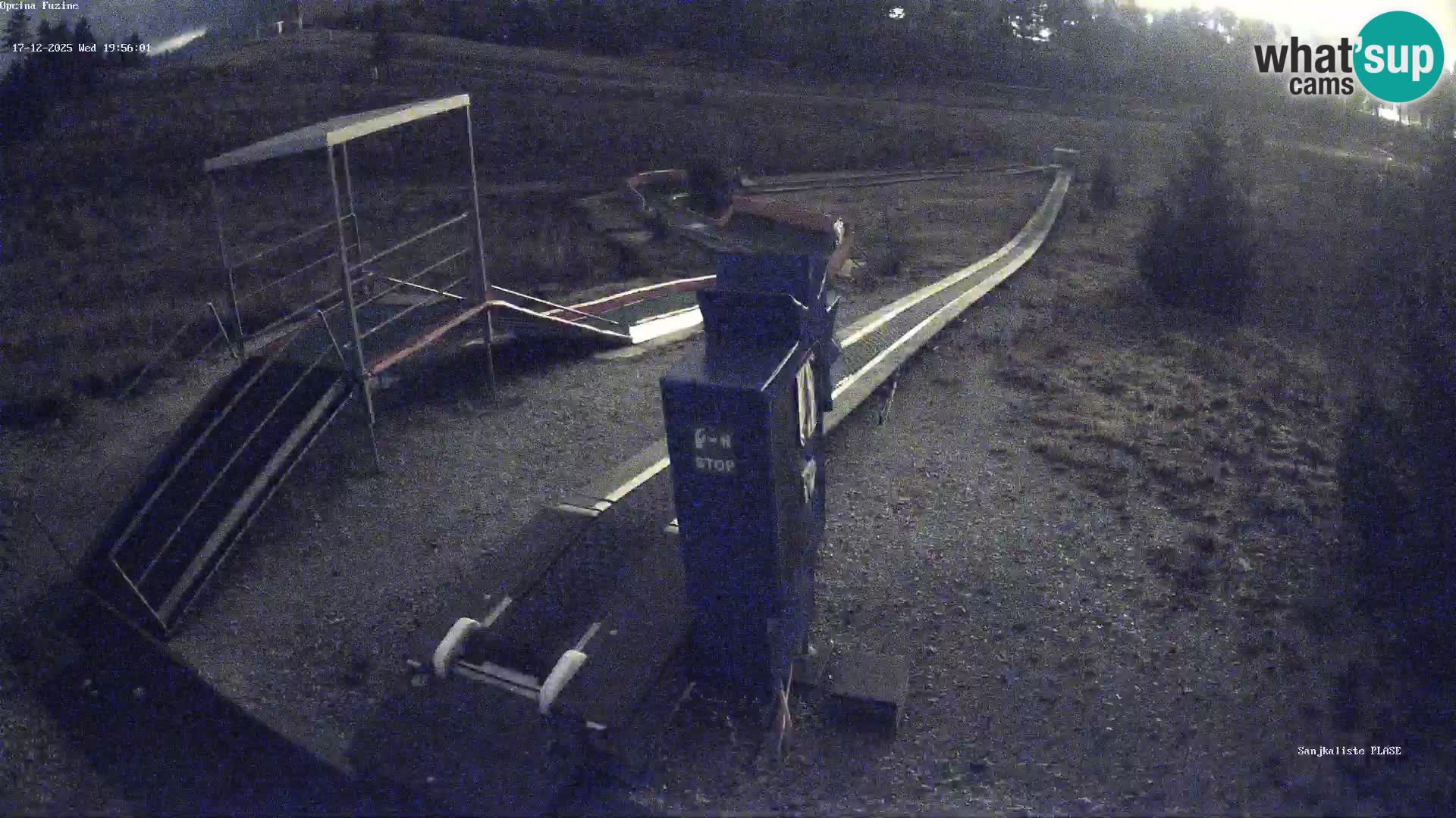 Webcam en direct Piste de luge de Fužine – Croatie