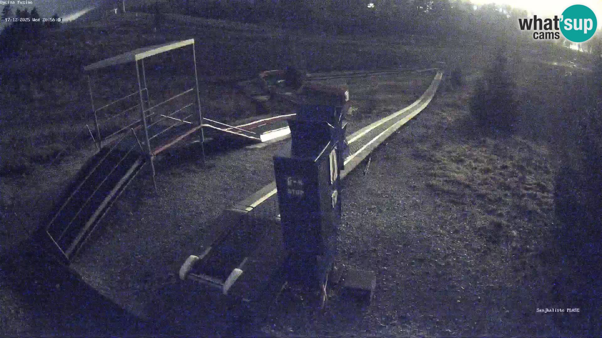 Webcam en vivo Pista de trineo Fužine – Croacia