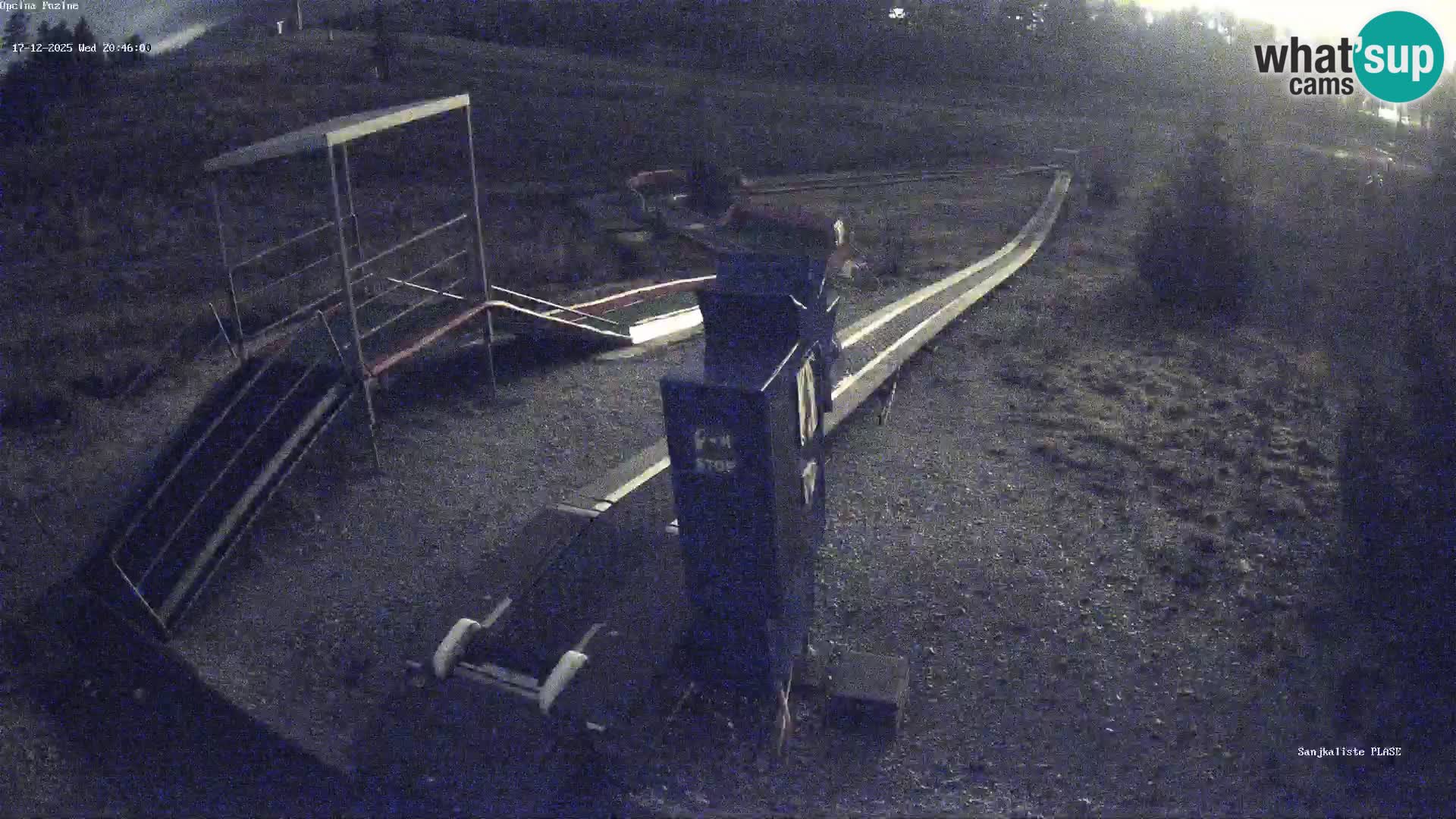 Live webcam Pista da slittino Fužine – Croazia