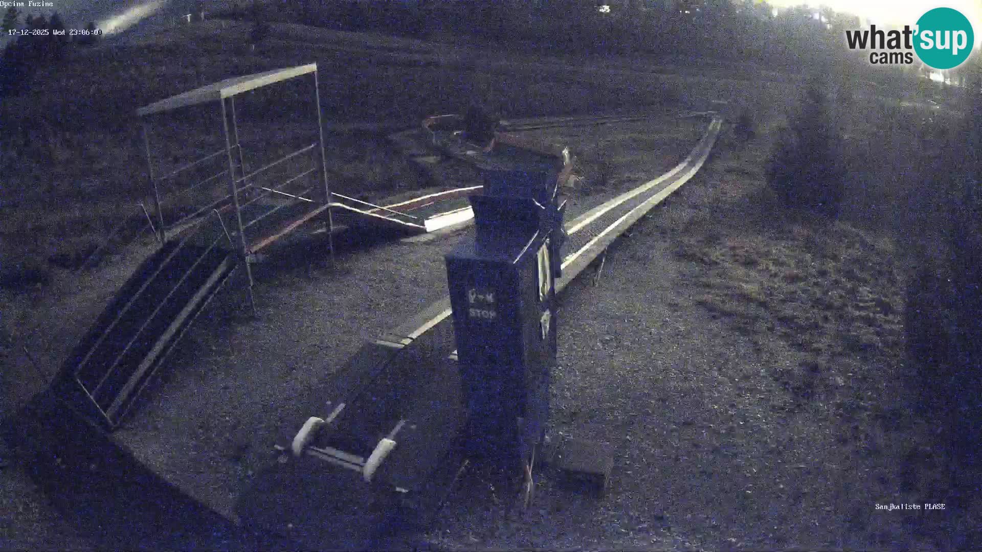 Live webcam Pista da slittino Fužine – Croazia