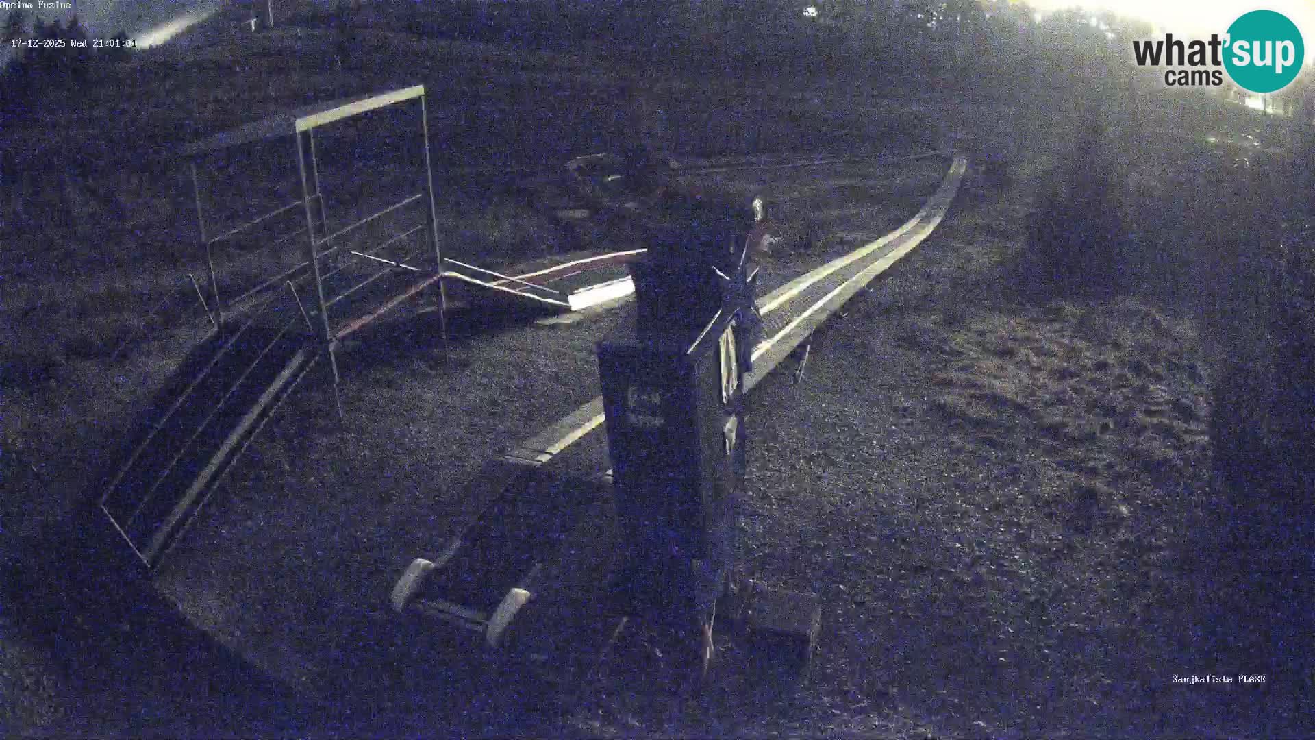 Live webcam Pista da slittino Fužine – Croazia