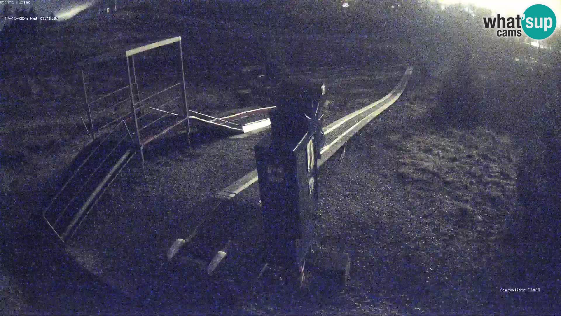 Live webcam Pista da slittino Fužine – Croazia