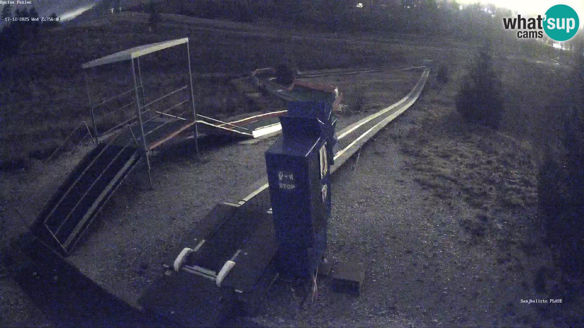 Live webcam Fužine toboggan run – Croatia