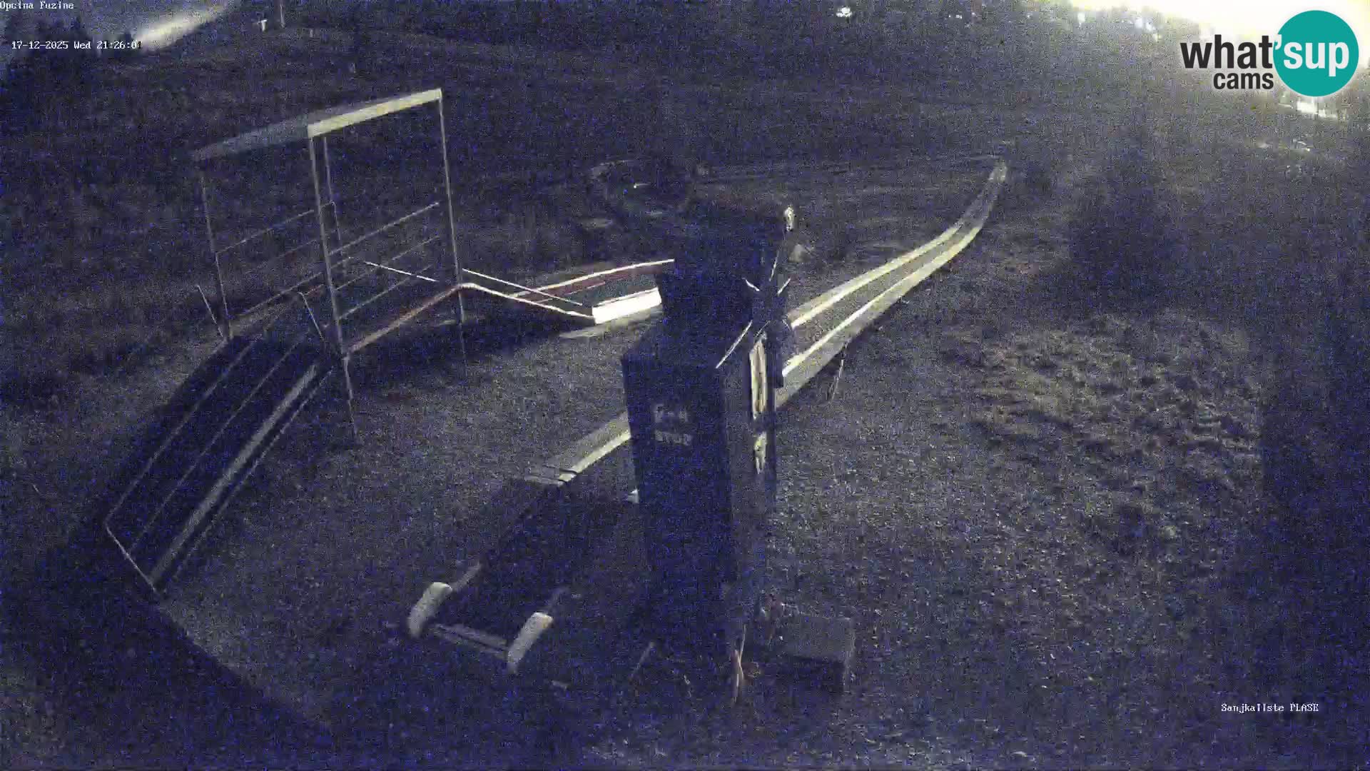 Webcam en direct Piste de luge de Fužine – Croatie