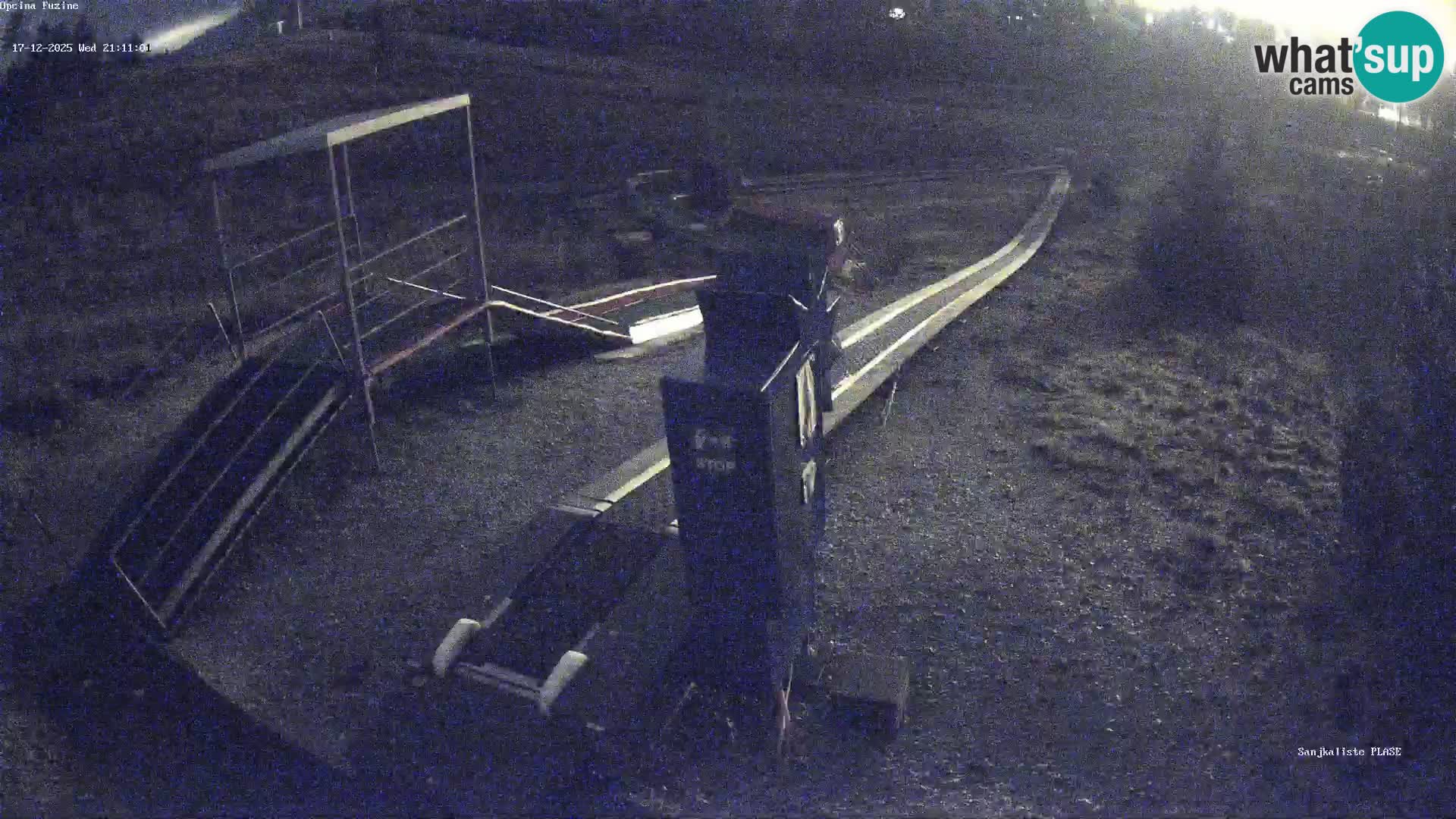 Live webcam Fužine toboggan run – Croatia