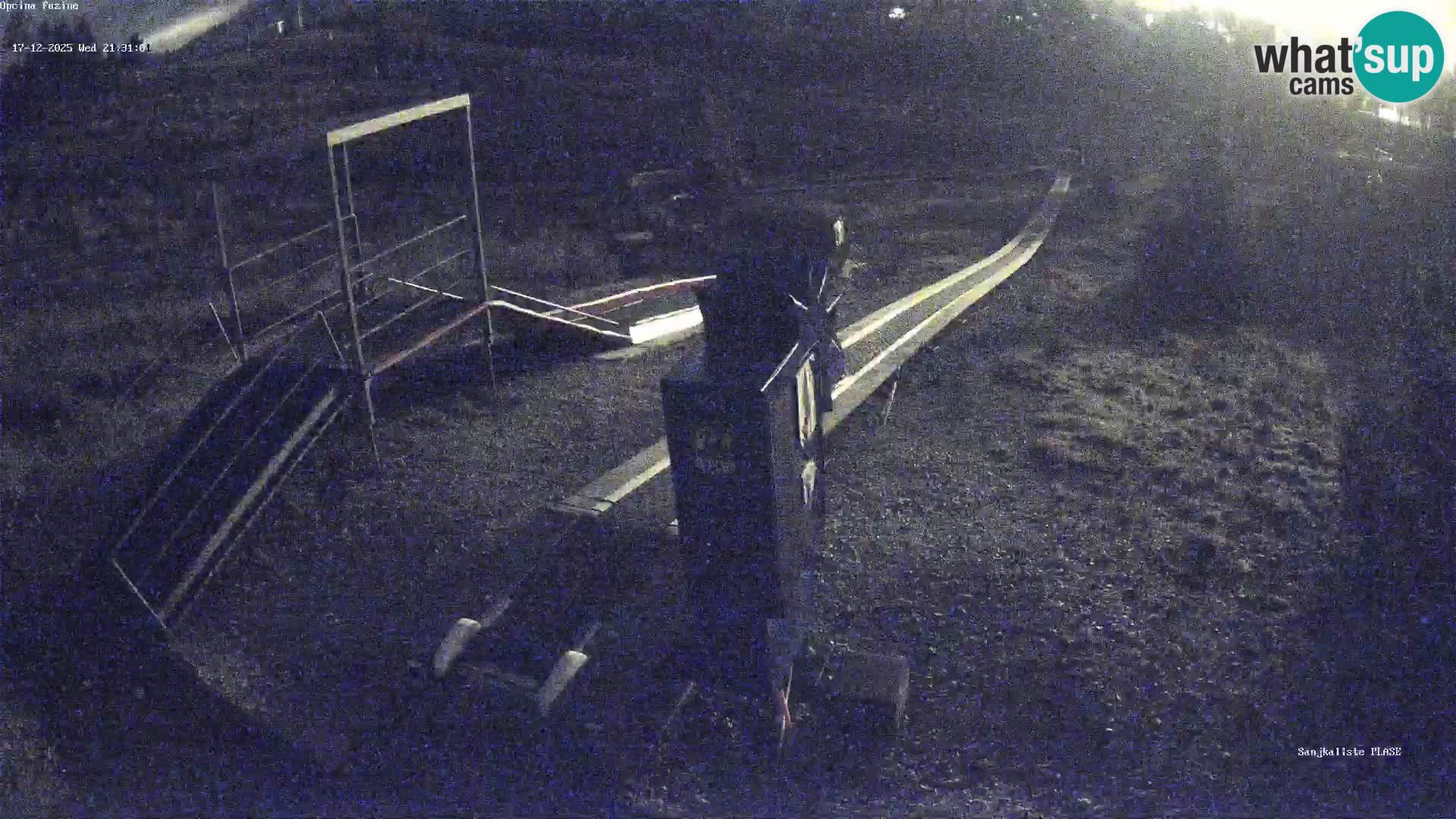 Spletna kamera v živo Sankališče Fužine – Hrvaška