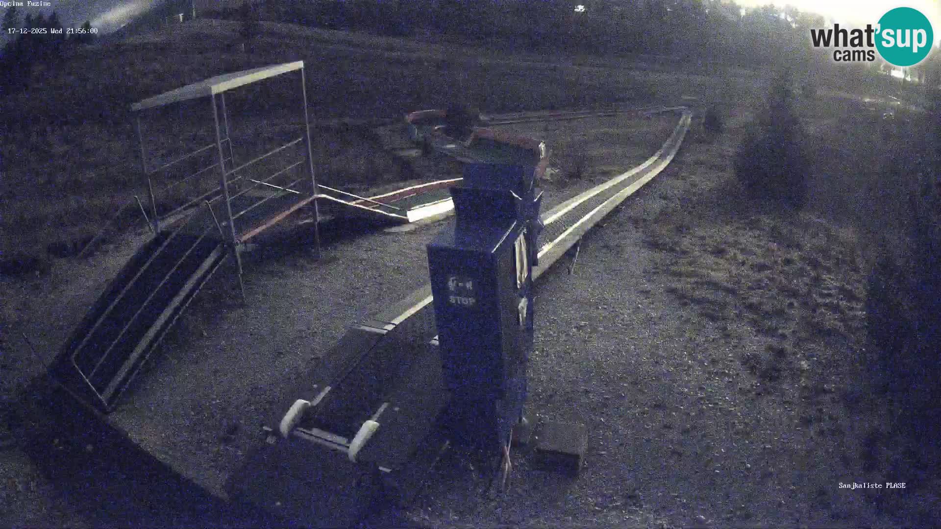 Live webcam Fužine toboggan run – Croatia