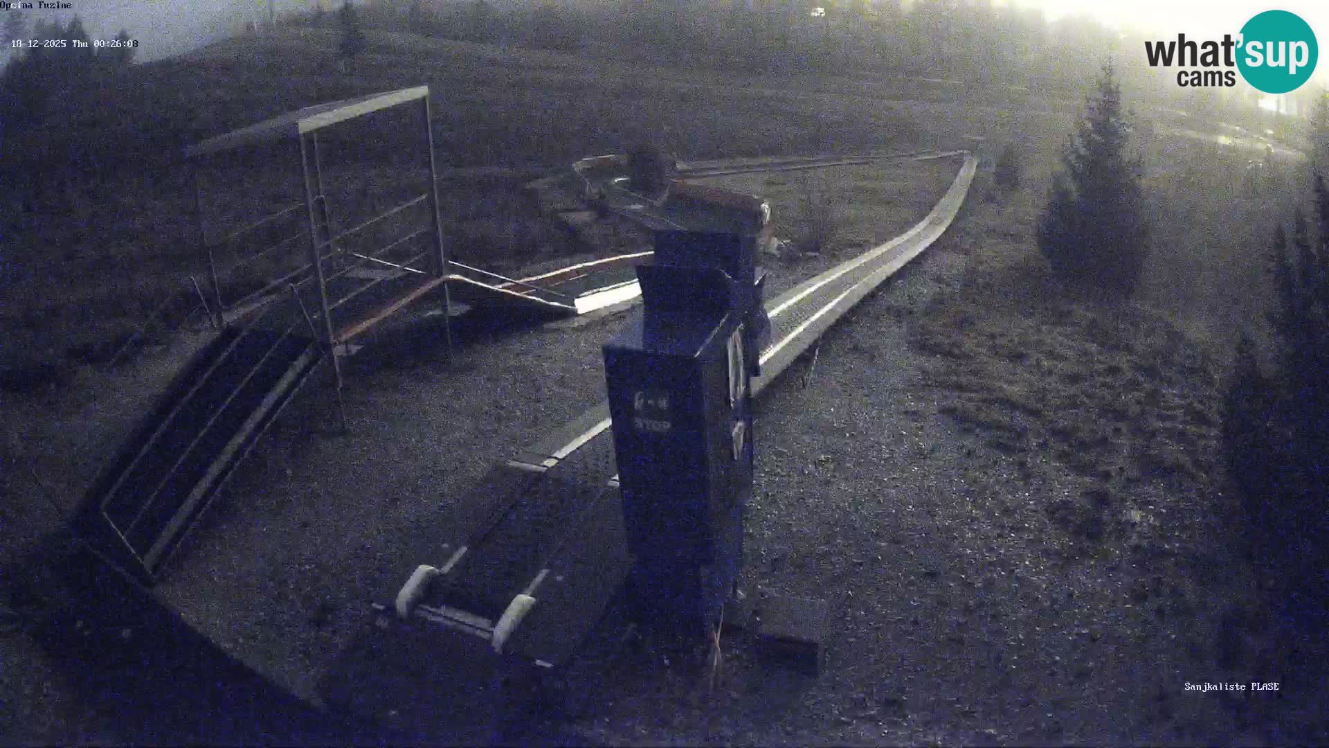 Spletna kamera v živo Sankališče Fužine – Hrvaška