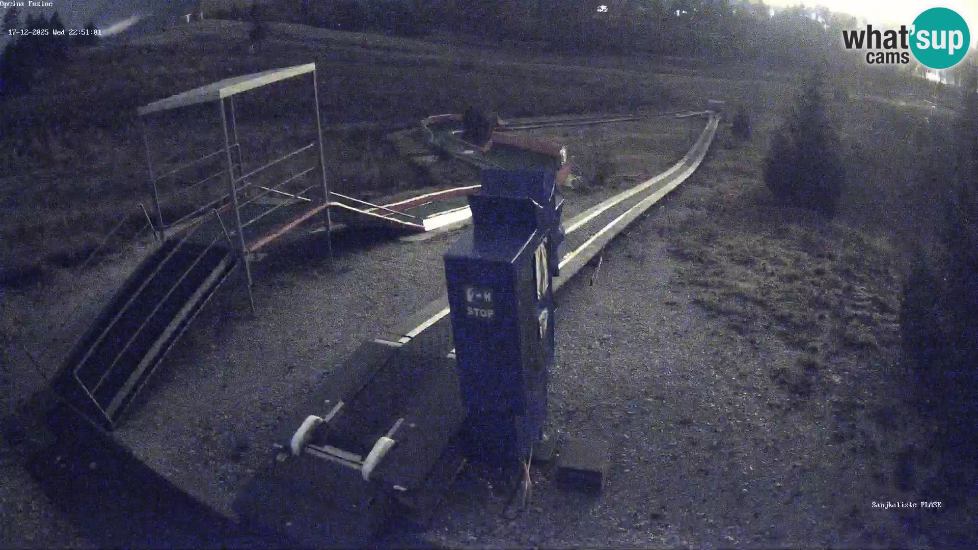 Live webcam Fužine toboggan run – Croatia