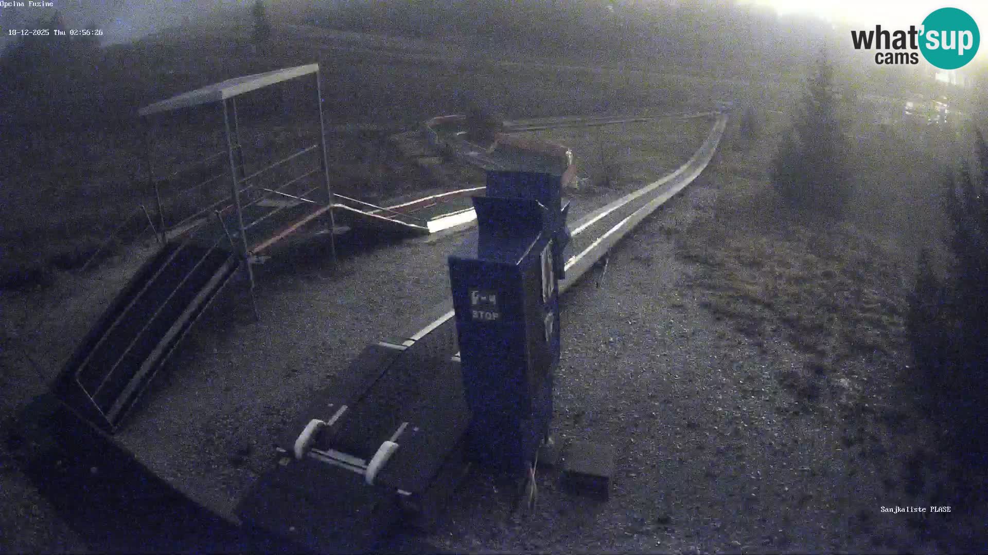 Live webcam Fužine toboggan run – Croatia