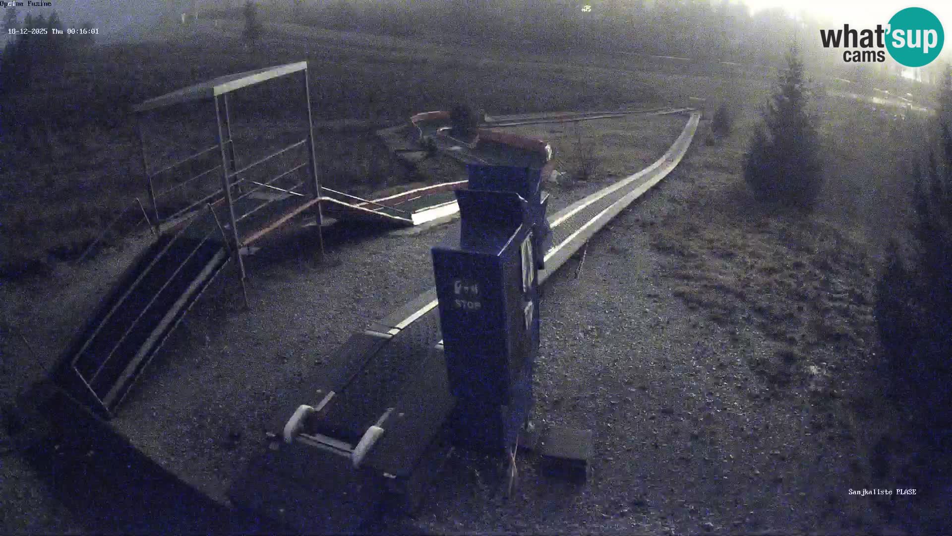 Live webcam Fužine toboggan run – Croatia