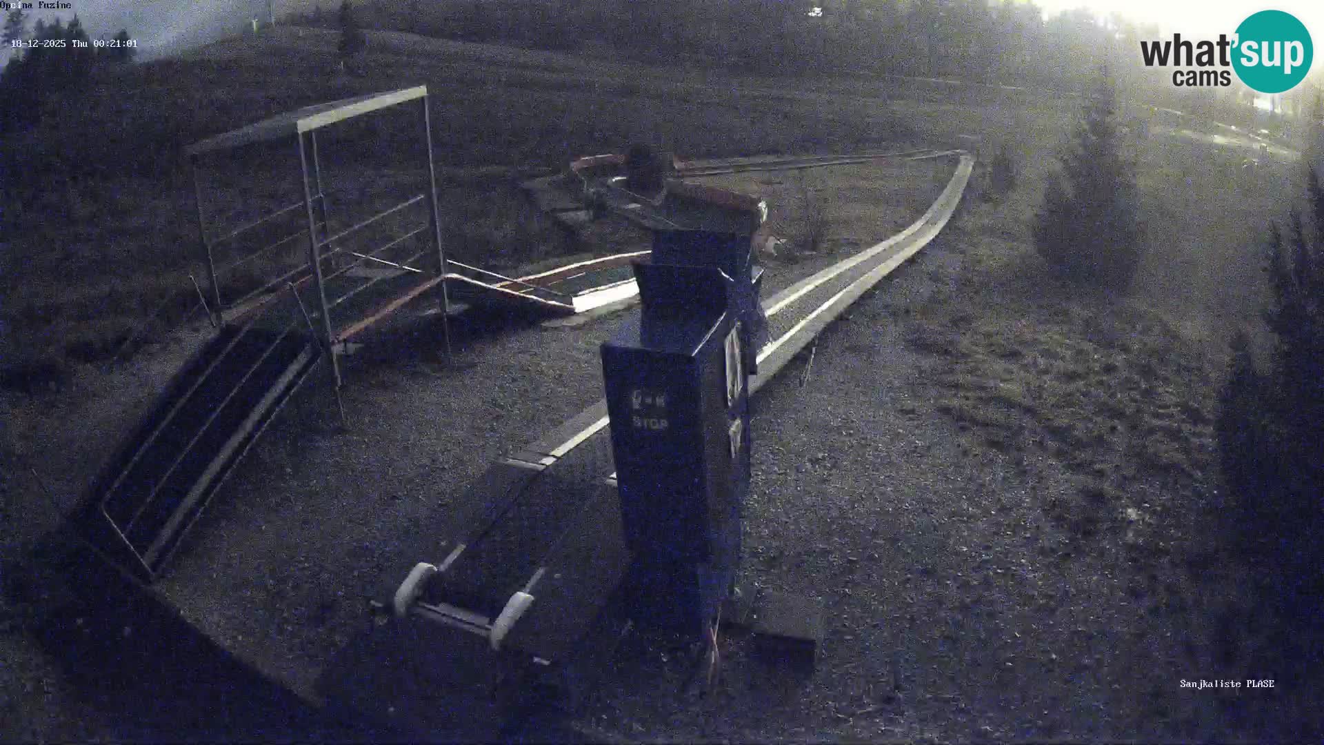 Webcam en vivo Pista de trineo Fužine – Croacia