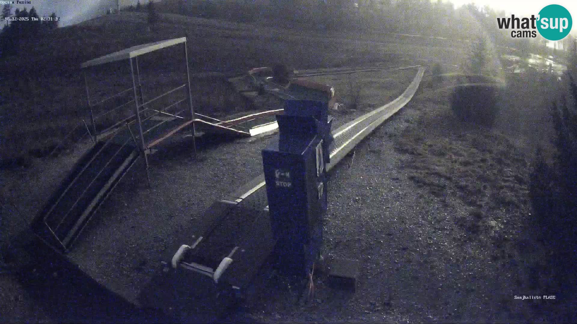 Webcam en direct Piste de luge de Fužine – Croatie