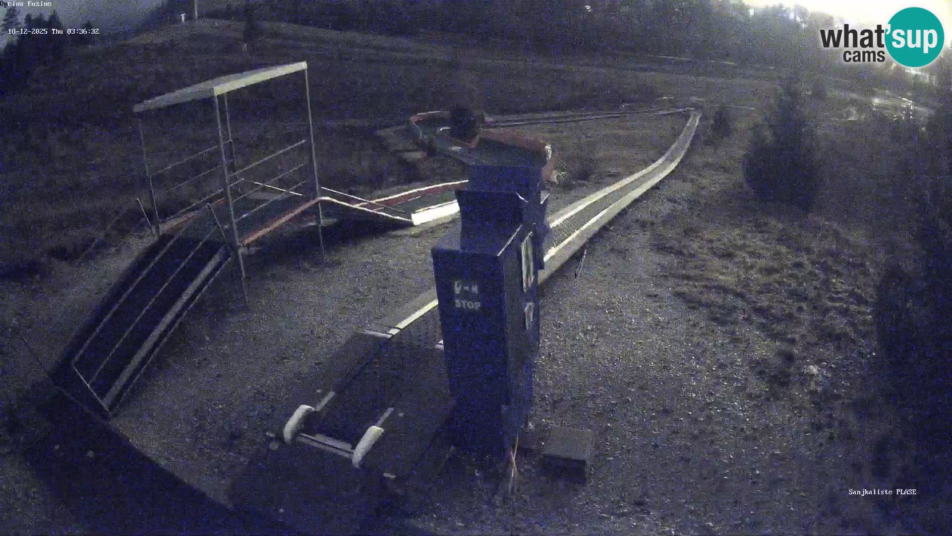 Webcam en direct Piste de luge de Fužine – Croatie