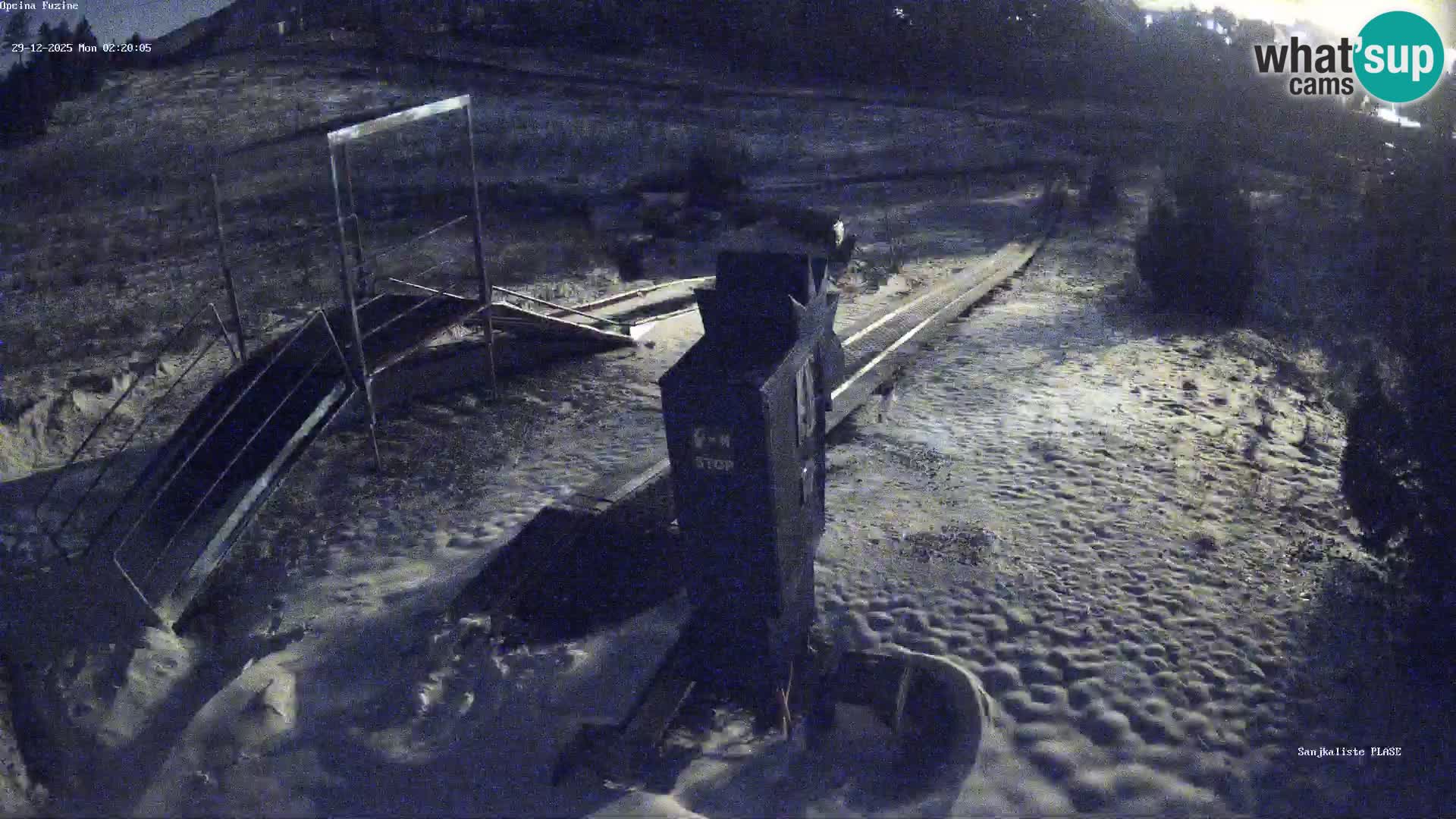 Spletna kamera v živo Sankališče Fužine – Hrvaška