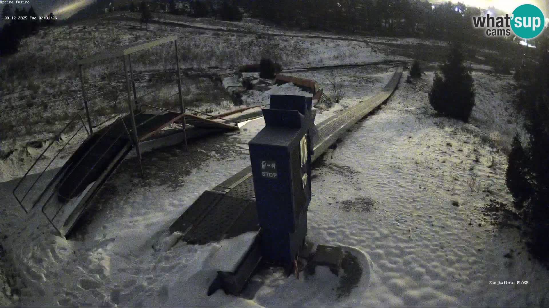 Live webcam Fužine toboggan run – Croatia