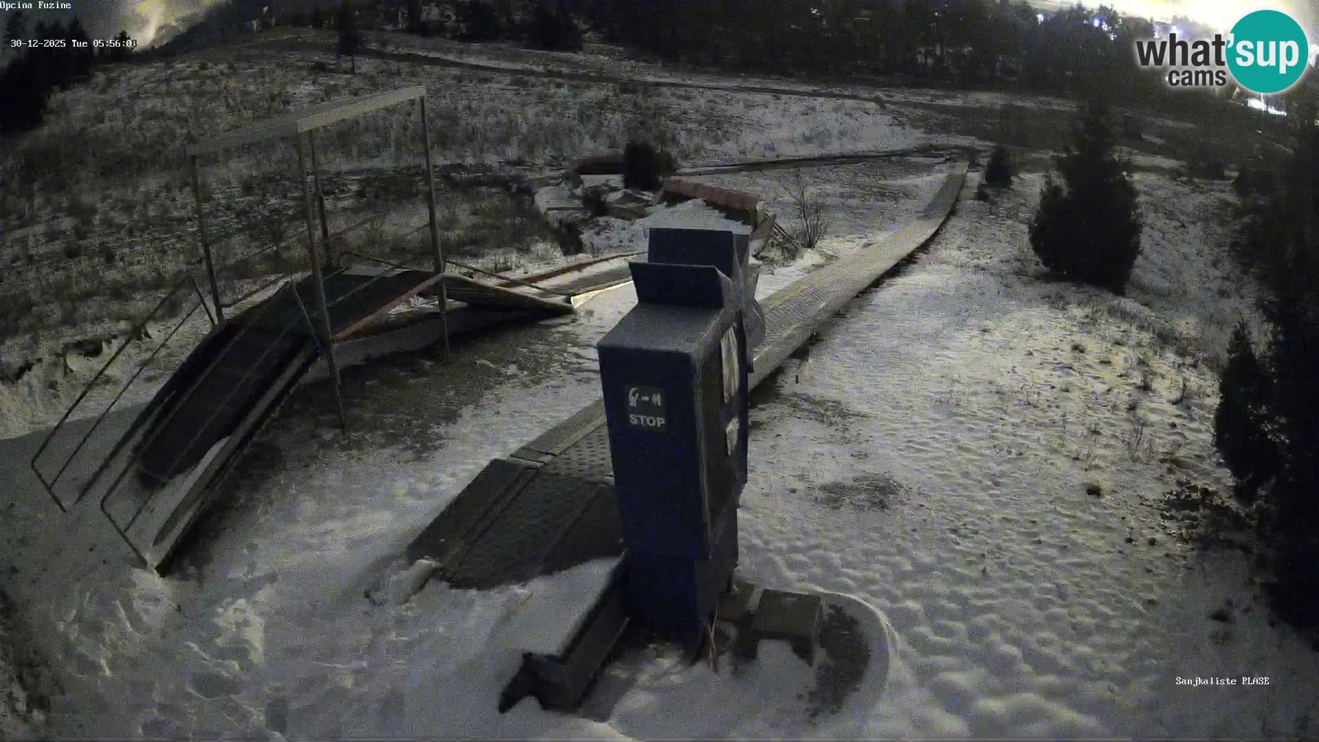 Webcam en direct Piste de luge de Fužine – Croatie