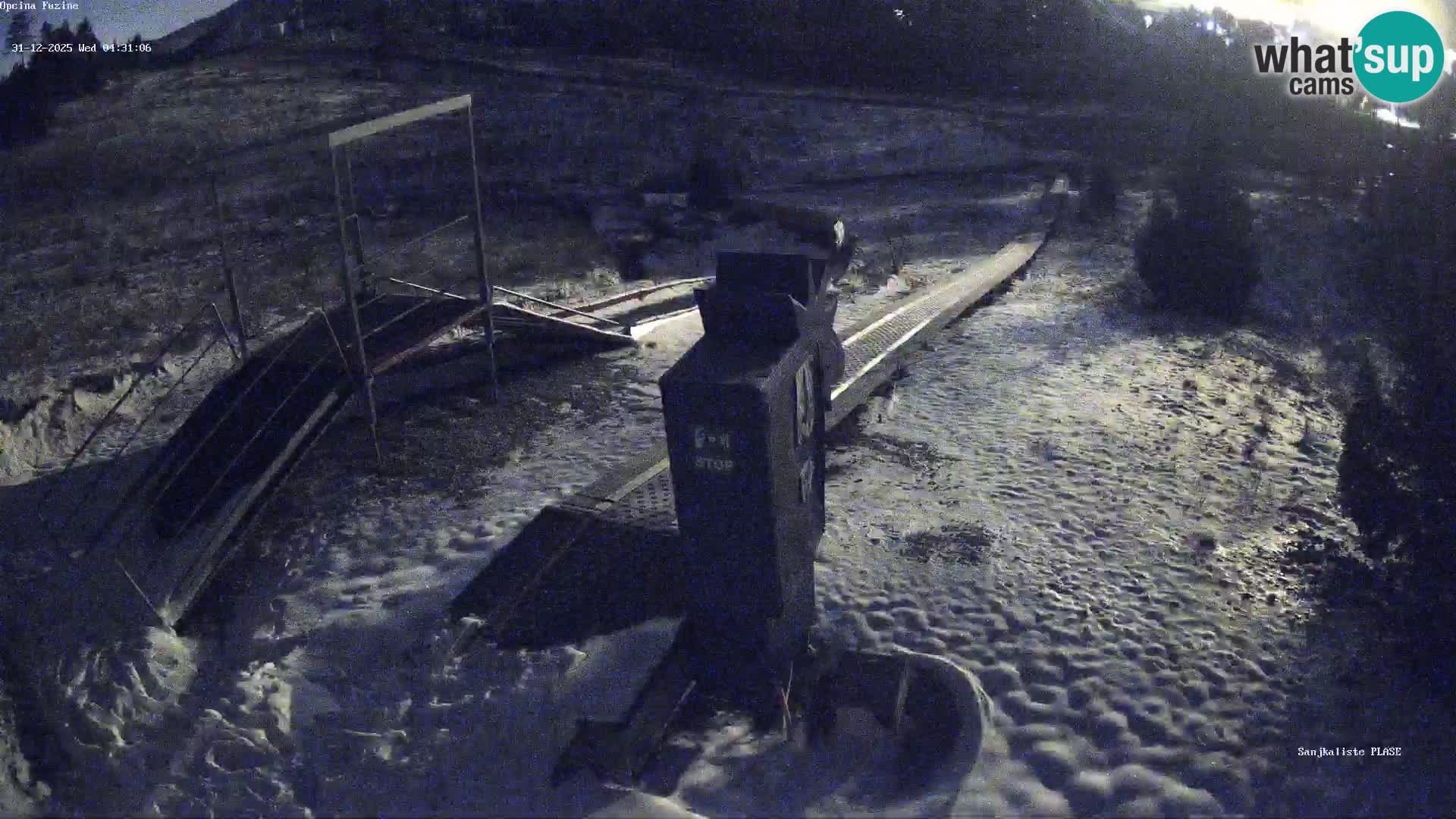 Live webcam Fužine toboggan run – Croatia