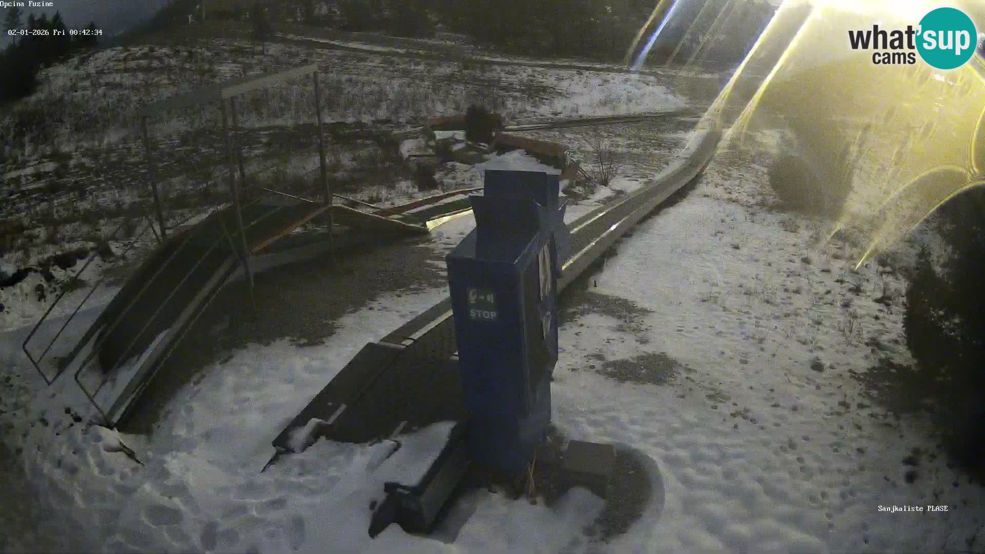 Web kamera uživo Sanjkalište Fužine – Hrvatska