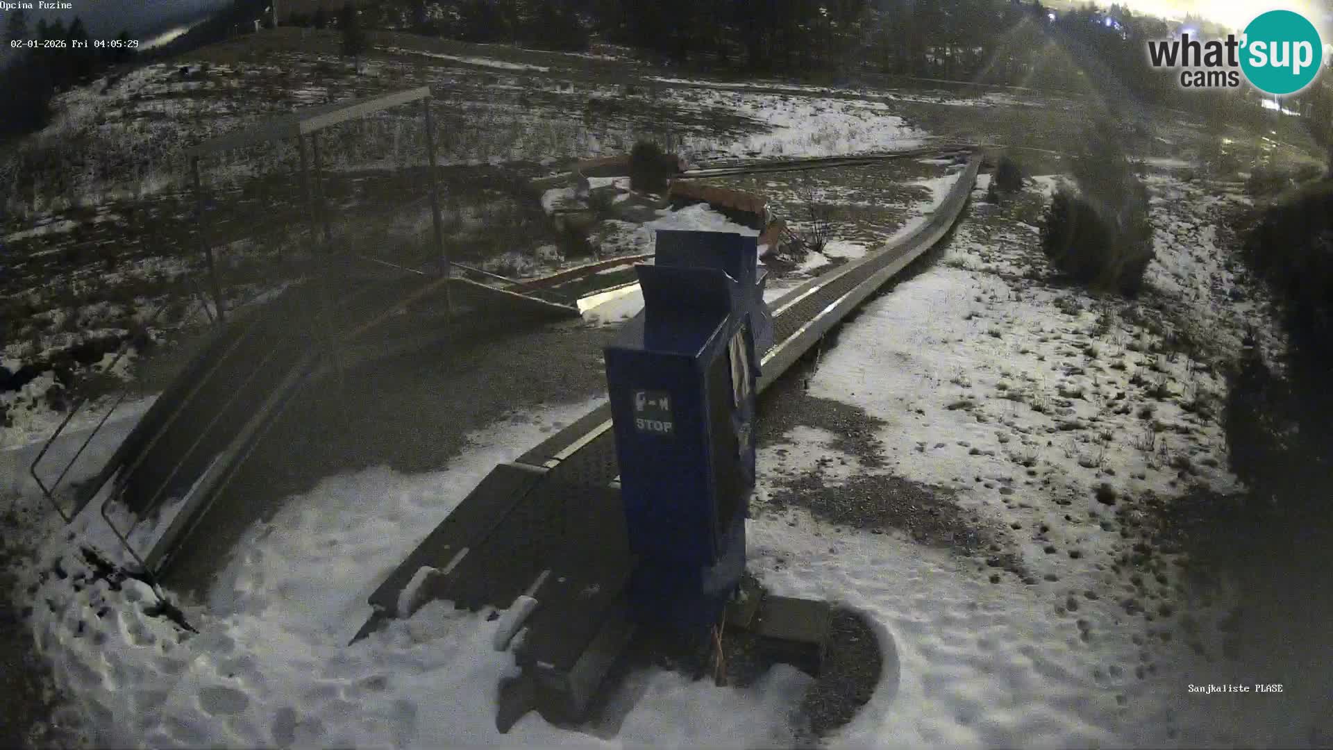 Live webcam Fužine toboggan run – Croatia