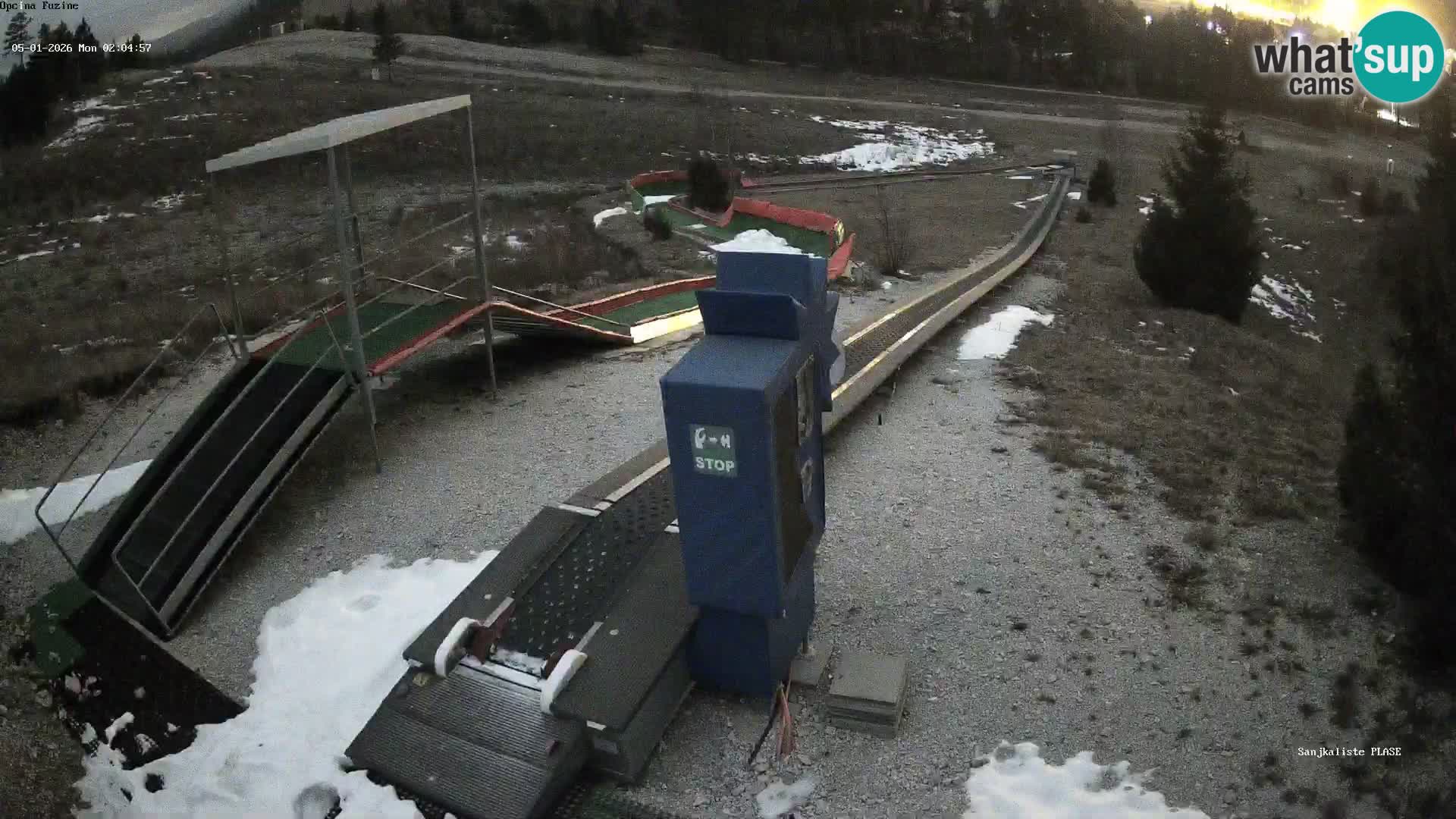 Spletna kamera v živo Sankališče Fužine – Hrvaška