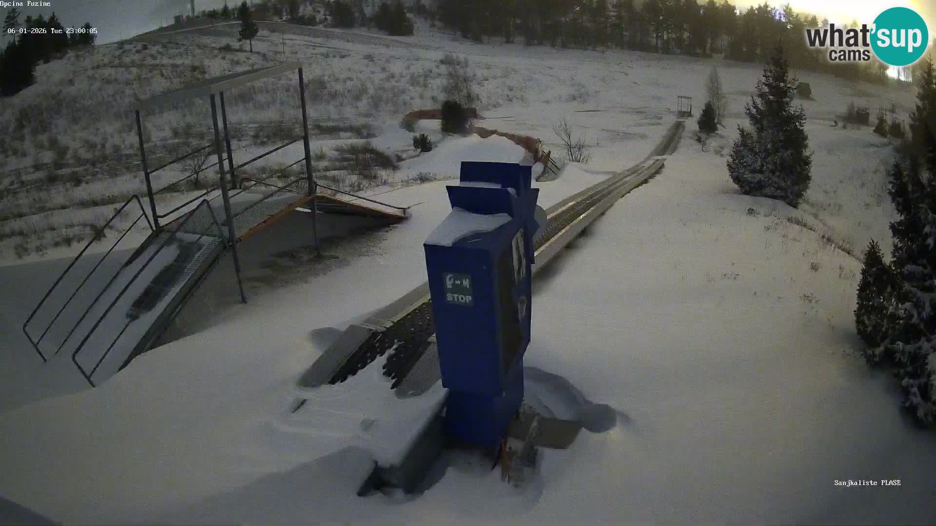 Spletna kamera v živo Sankališče Fužine – Hrvaška