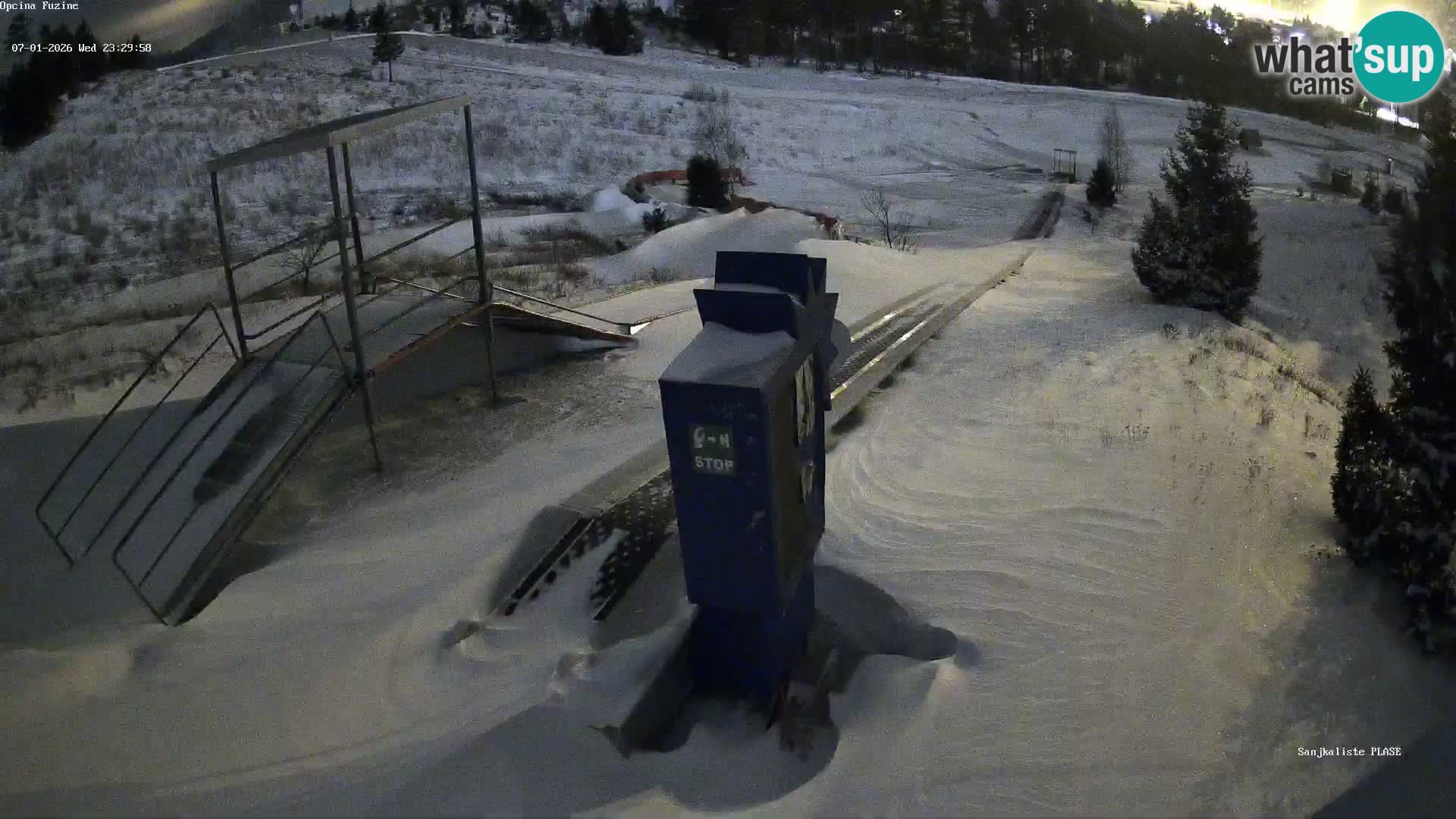 Live webcam Fužine toboggan run – Croatia