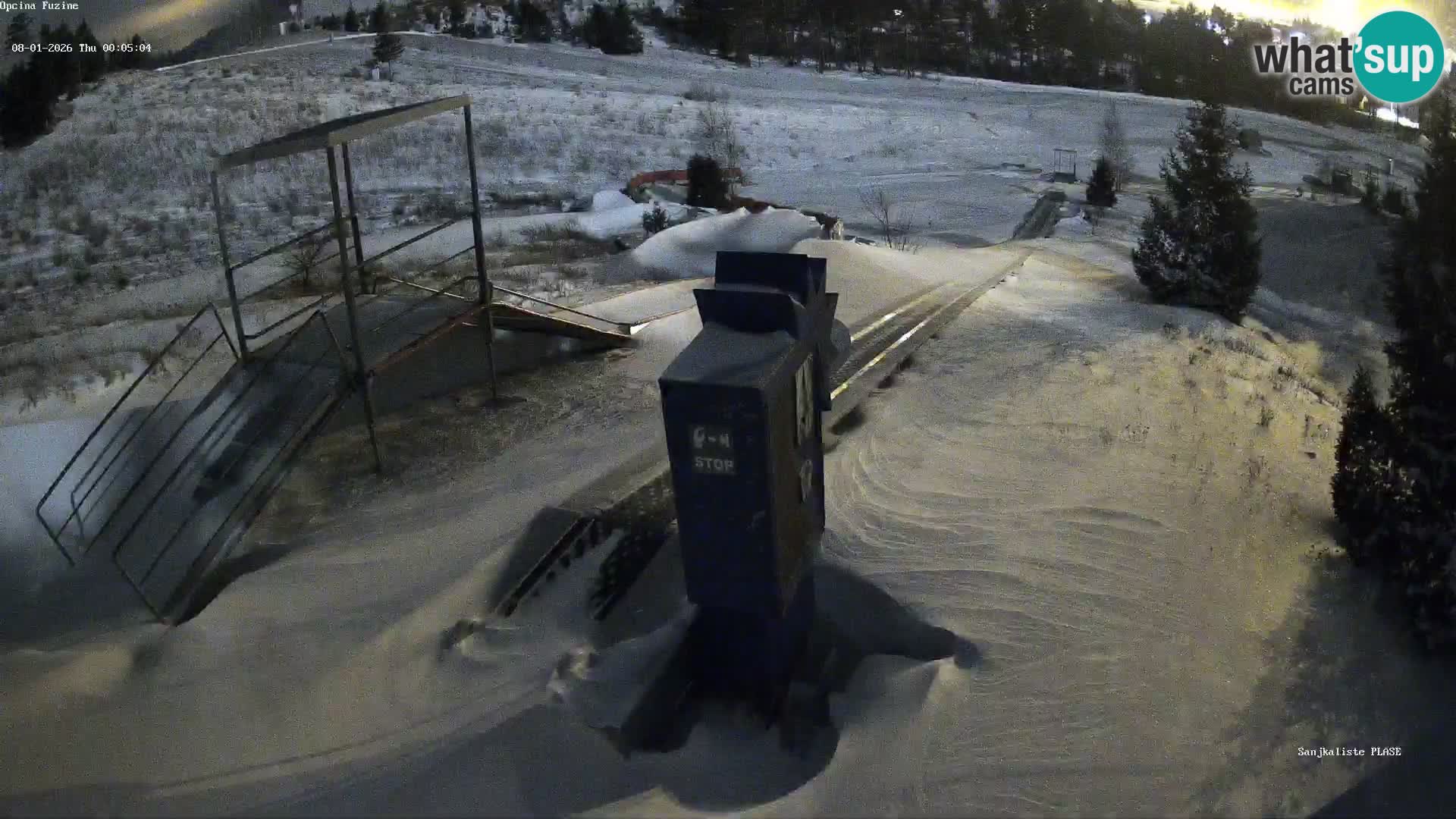Webcam en direct Piste de luge de Fužine – Croatie