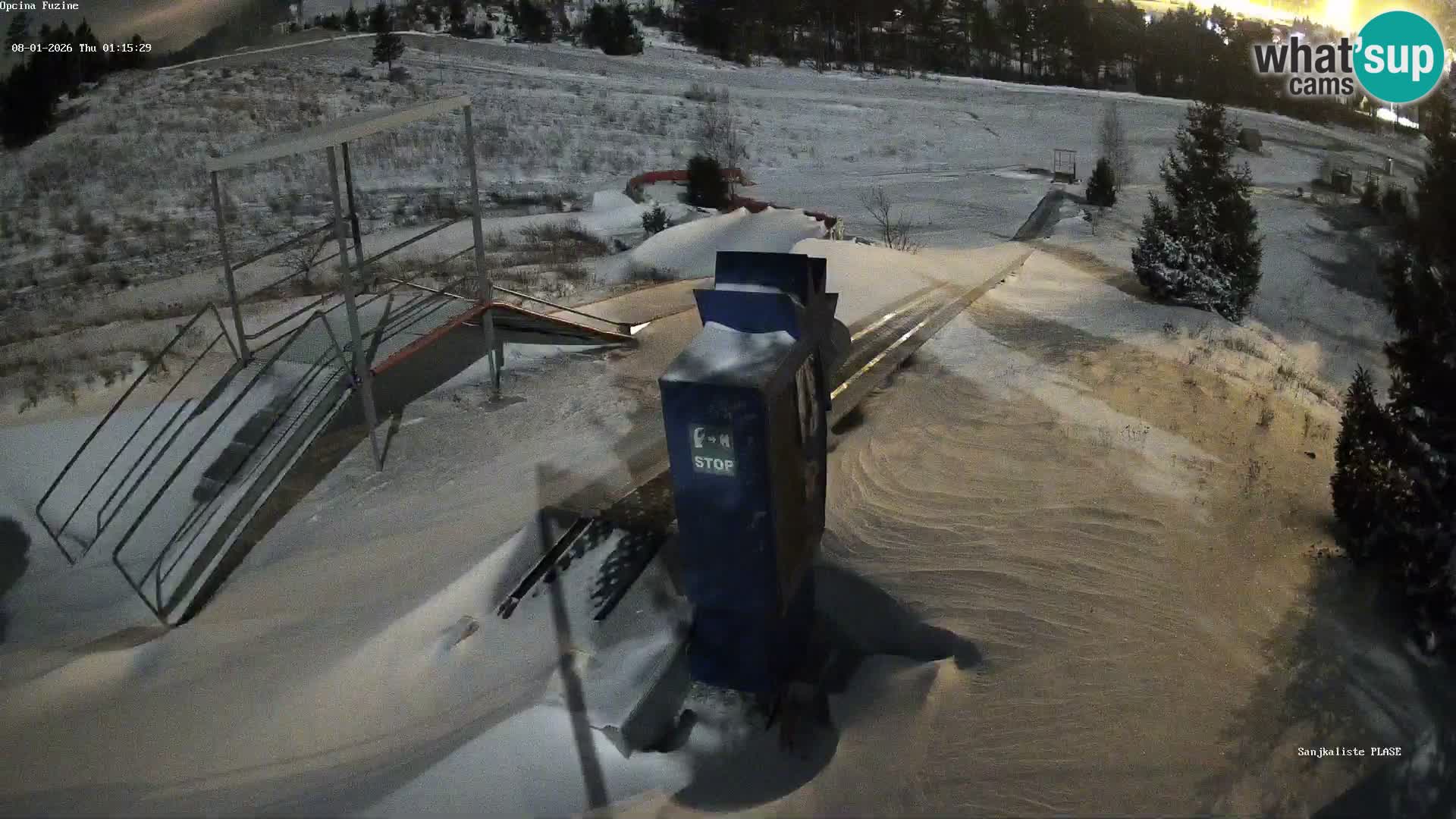 Spletna kamera v živo Sankališče Fužine – Hrvaška