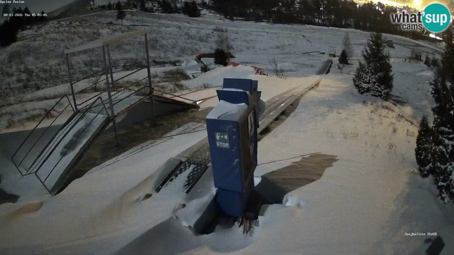 Spletna kamera v živo Sankališče Fužine – Hrvaška