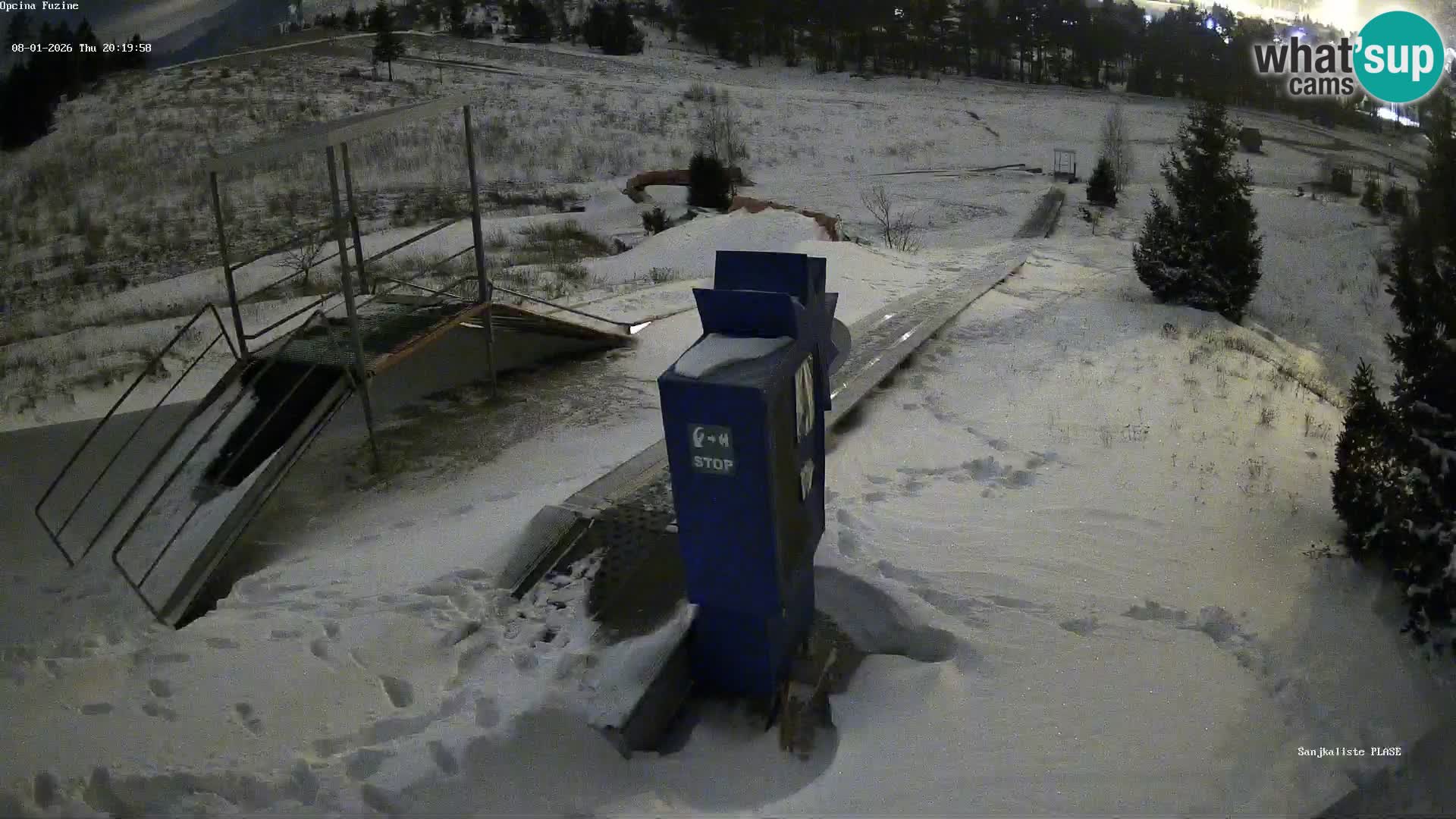 Live webcam Fužine toboggan run – Croatia